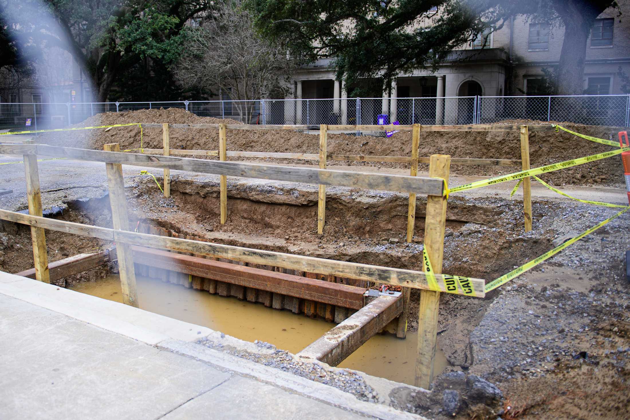 PHOTOS: Construction work occurs throughout LSU's campus