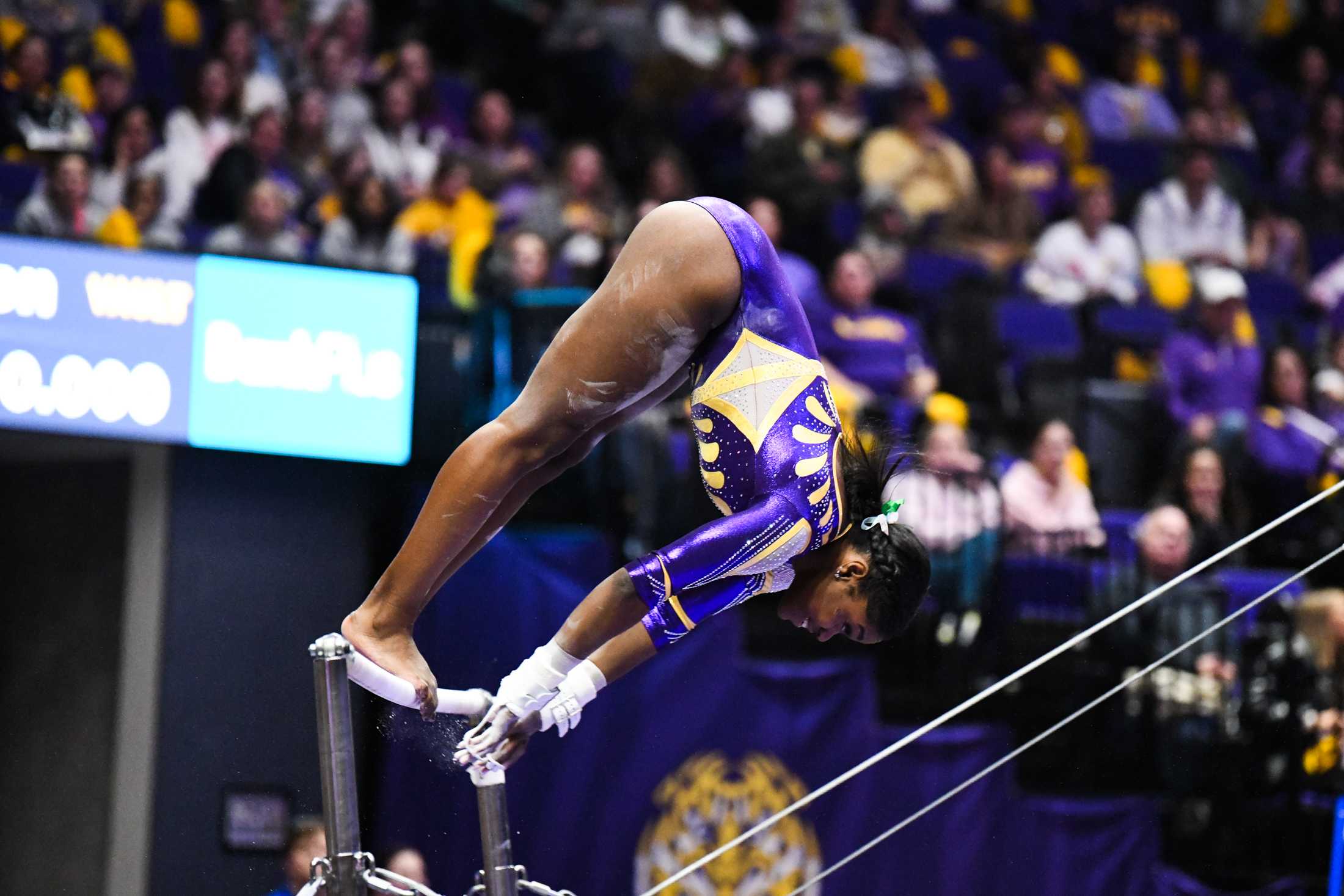 PHOTOS: LSU gymnastics defeats Kentucky 198.125-197.600 in the PMAC