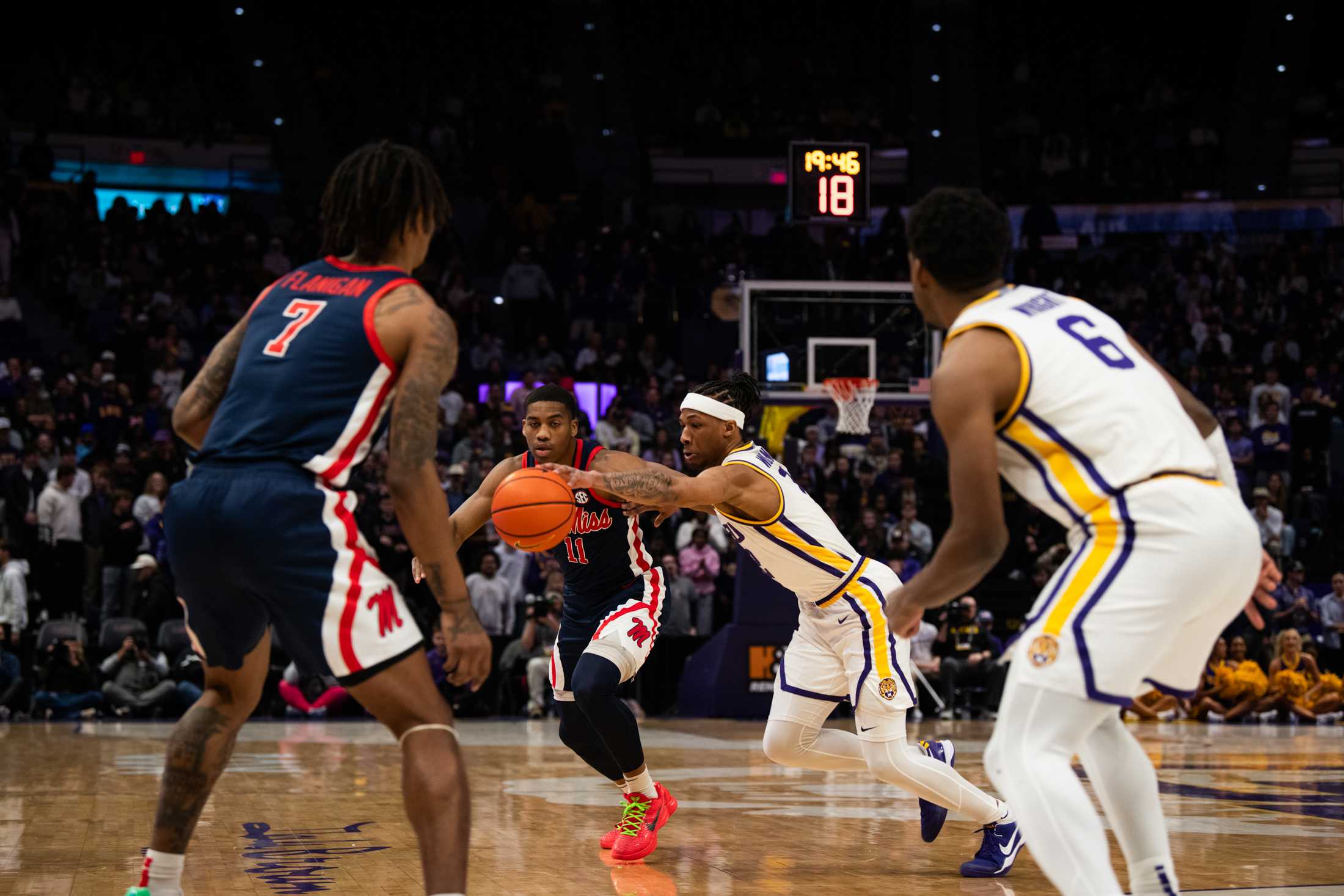 PHOTOS: LSU men's basketball defeats Ole Miss 89-80 in the PMAC