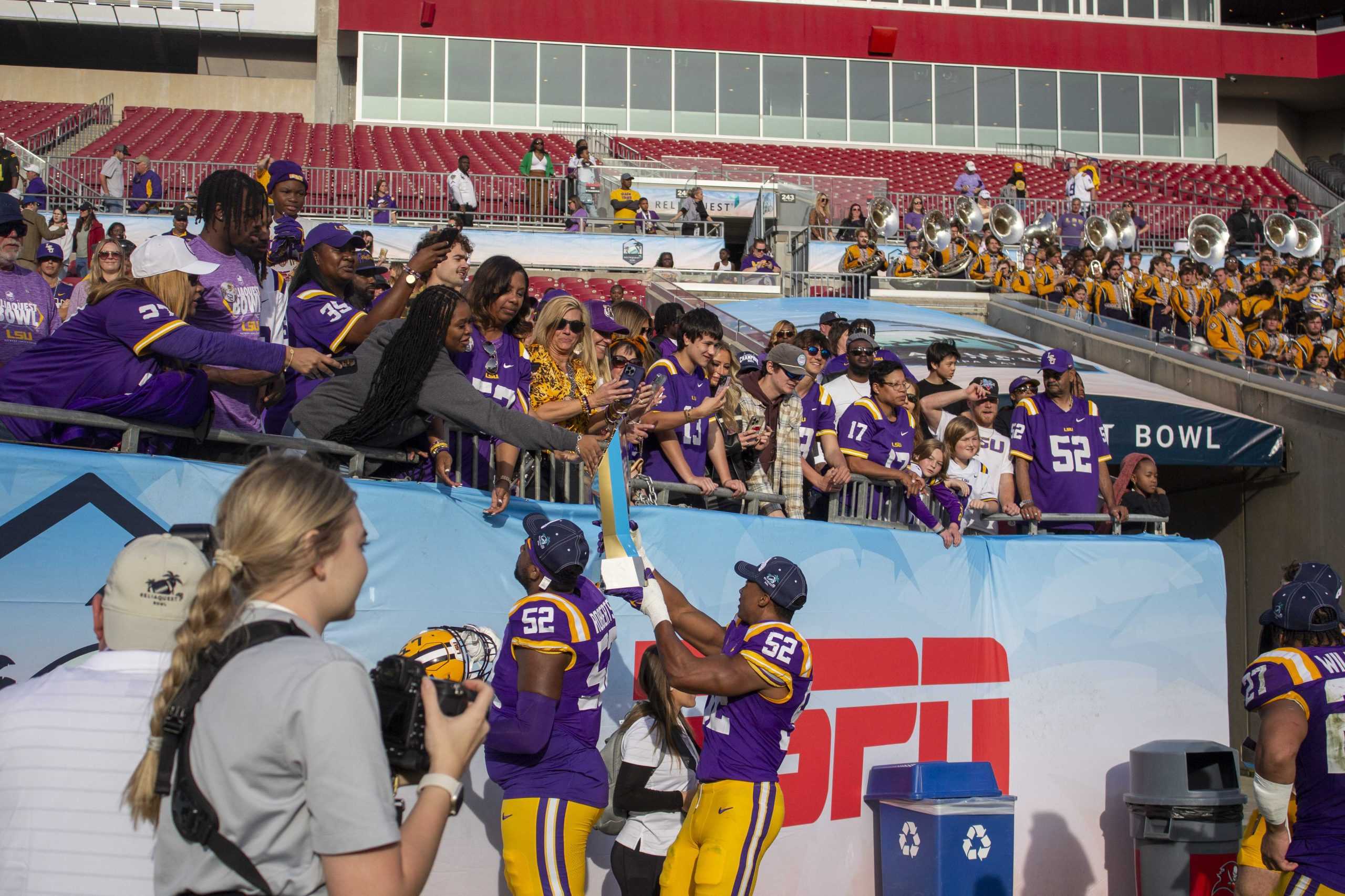 PHOTOS: LSU football defeats Wisconsin 35-31 in ReliaQuest Bowl