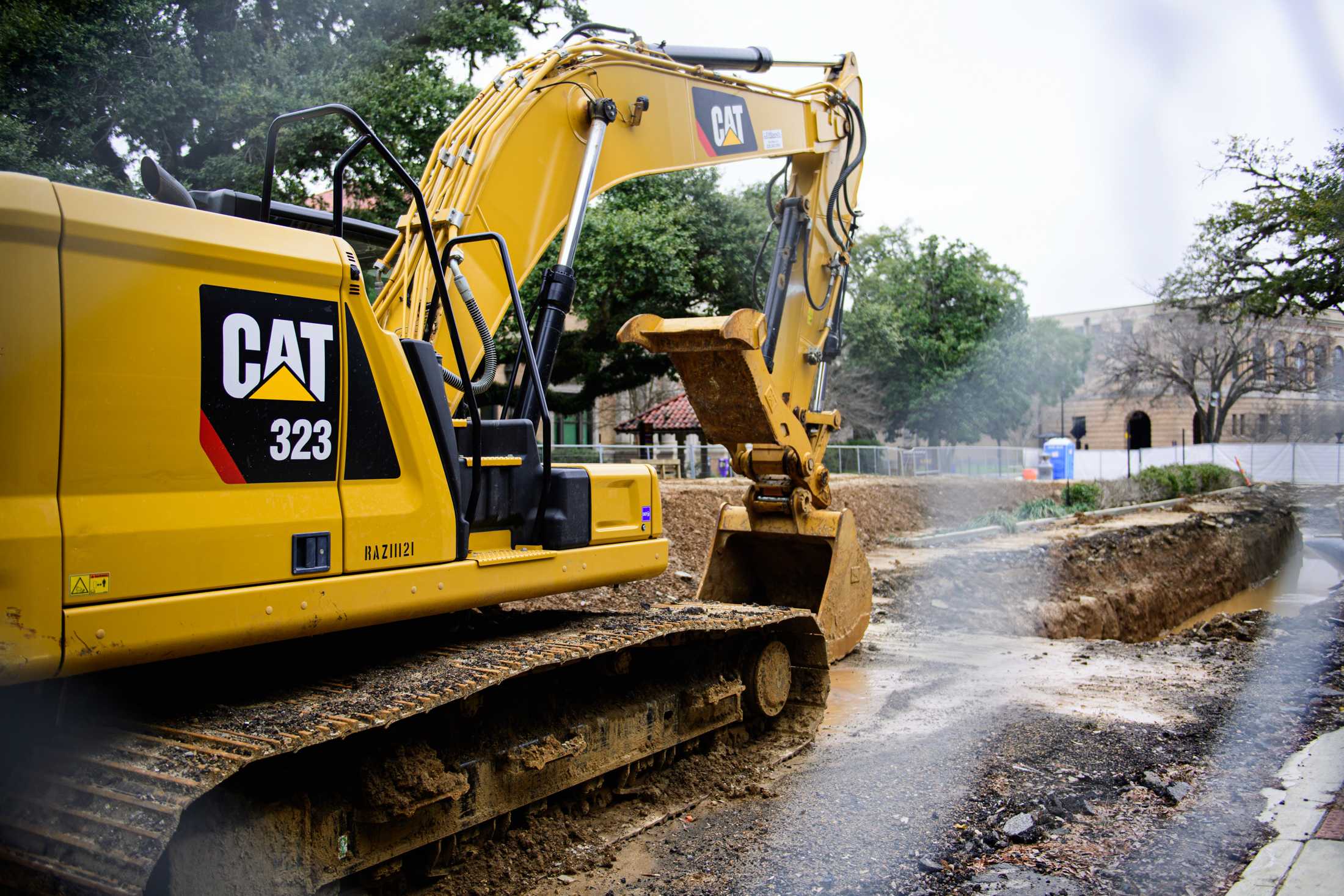 PHOTOS: Construction work occurs throughout LSU's campus