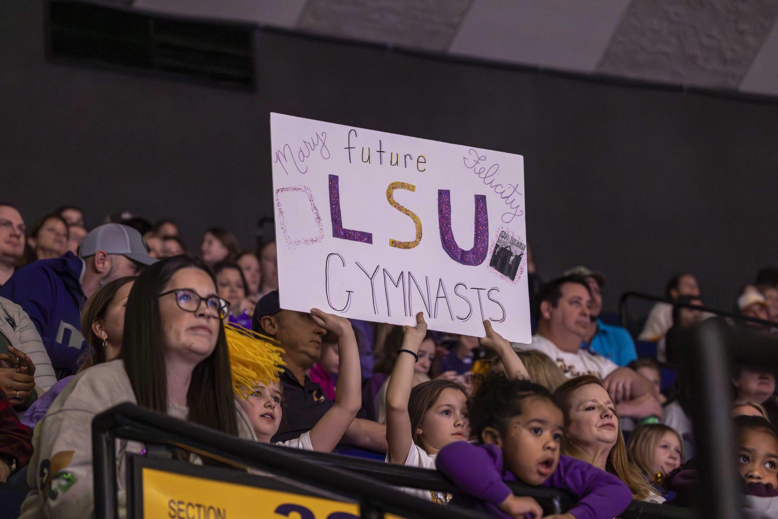 PHOTOS: LSU gymnastics defeats Kentucky 198.125-197.600 in the PMAC