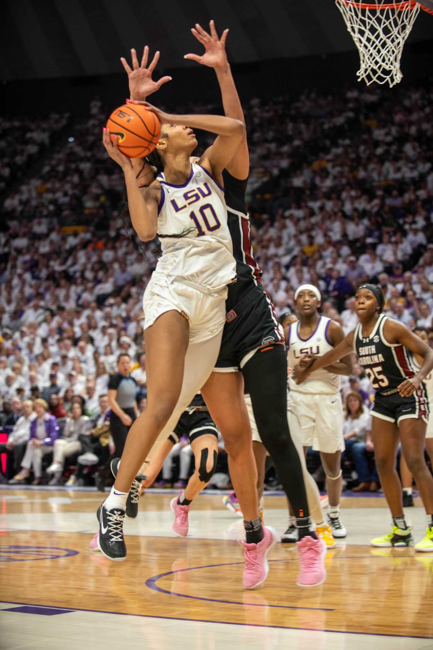 PHOTOS: LSU women's basketball falls 76-70 to South Carolina in the PMAC