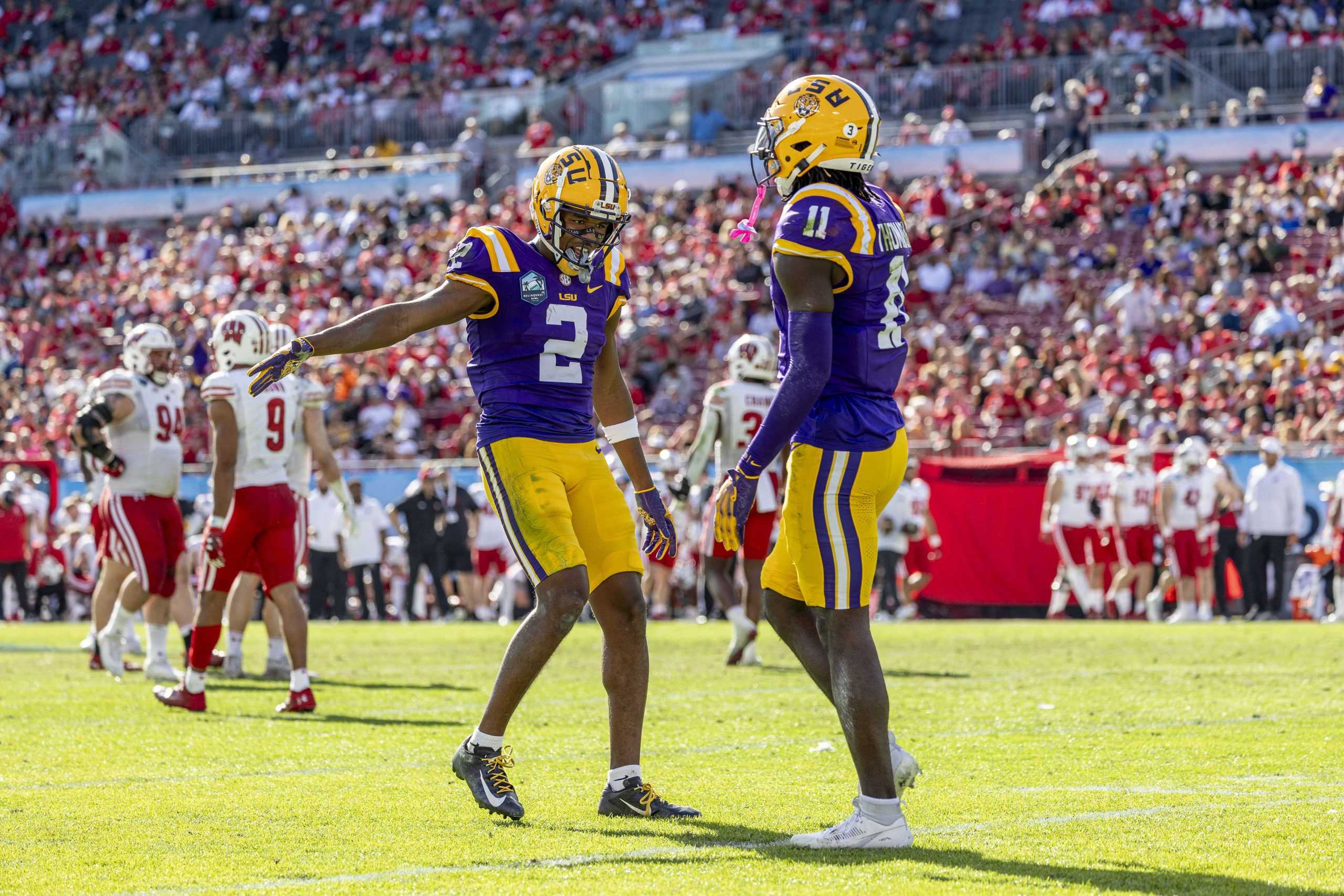 PHOTOS: LSU football defeats Wisconsin 35-31 in ReliaQuest Bowl