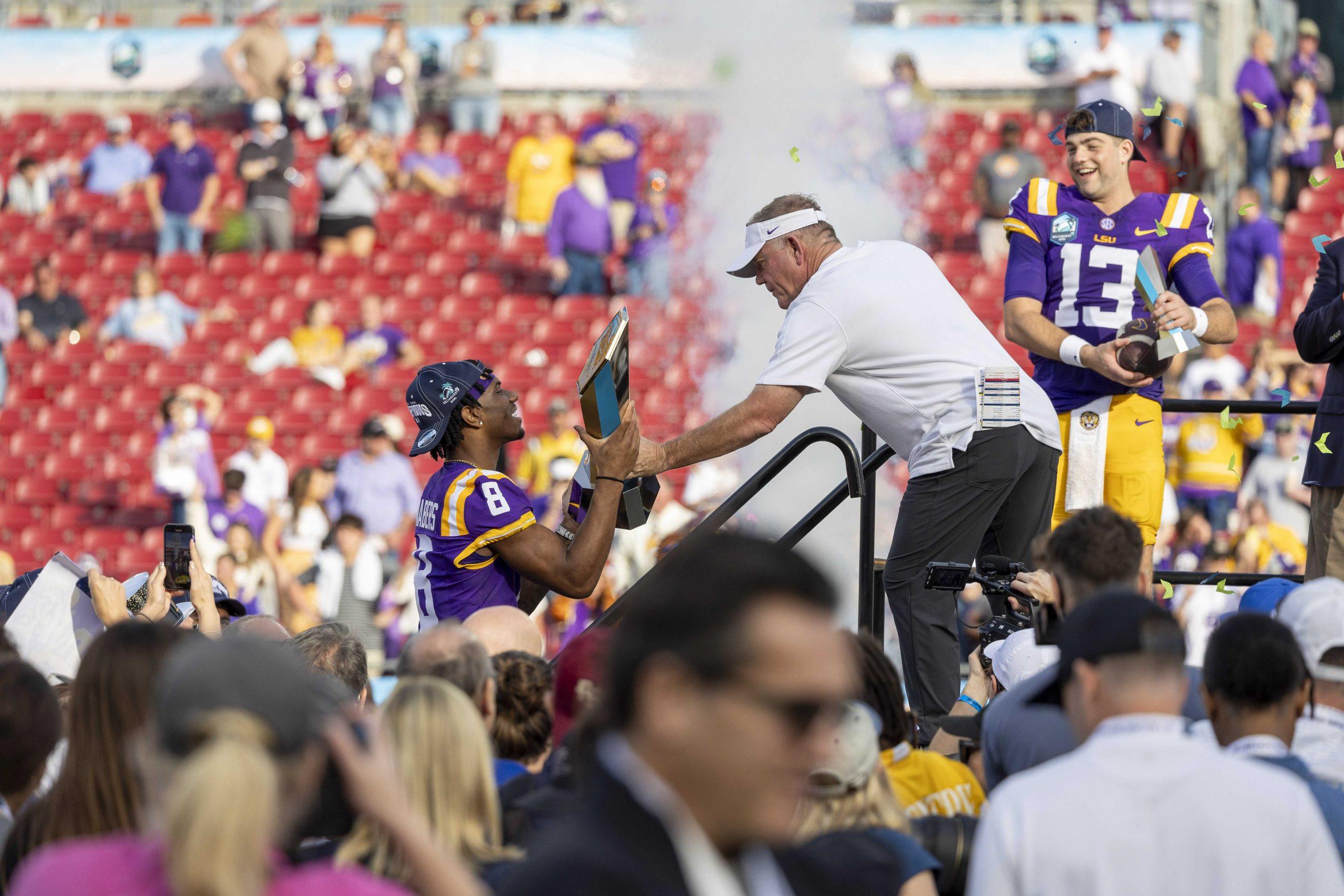 PHOTOS: LSU football defeats Wisconsin 35-31 in ReliaQuest Bowl