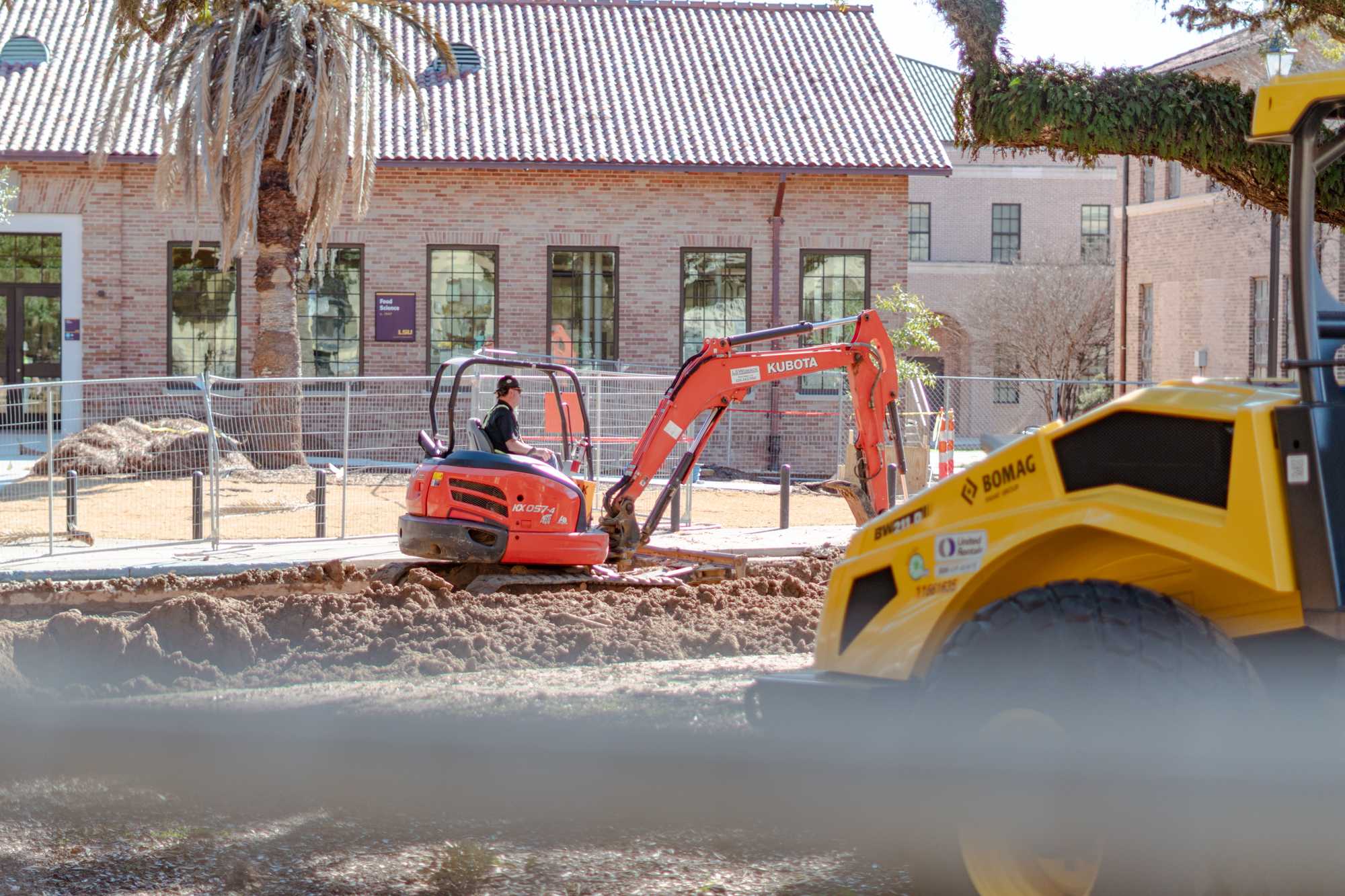 PHOTOS: Construction work occurs throughout LSU's campus