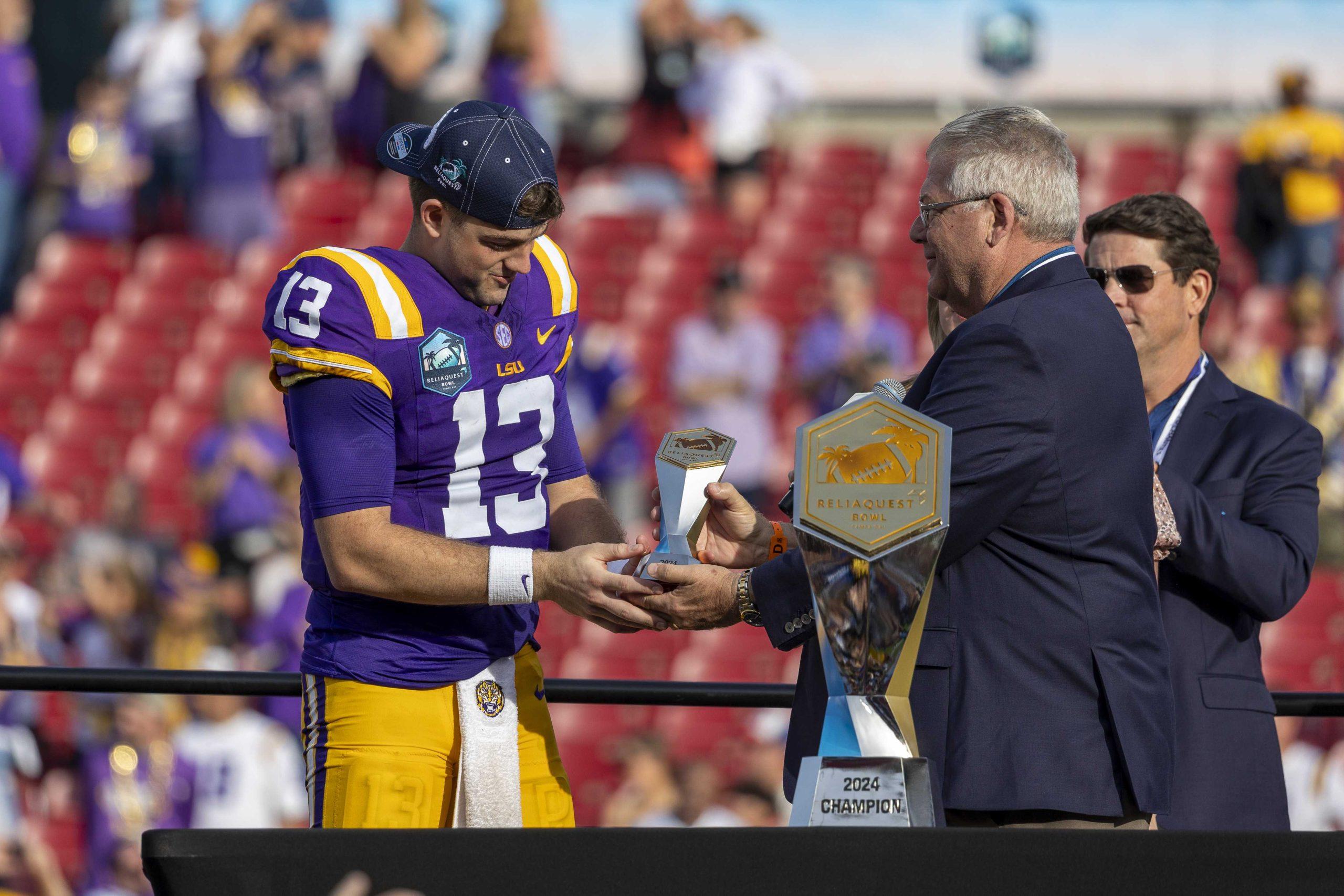 PHOTOS: LSU football defeats Wisconsin 35-31 in ReliaQuest Bowl