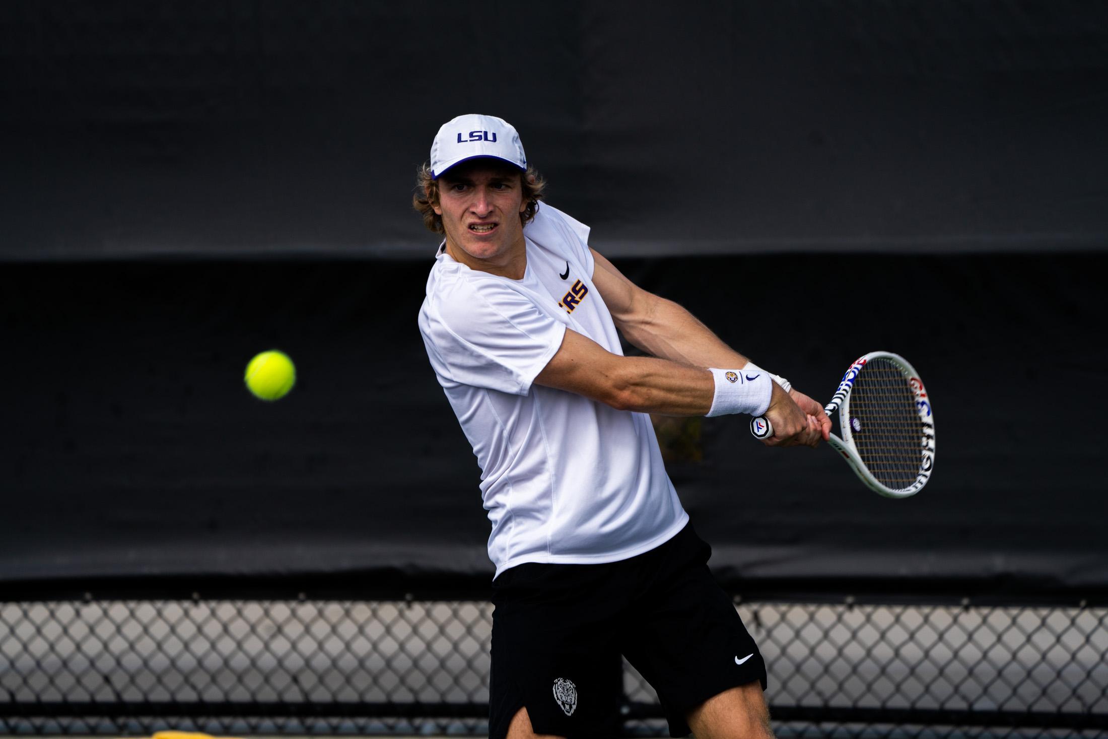 PHOTOS: LSU men's tennis defeats Rice 6-1