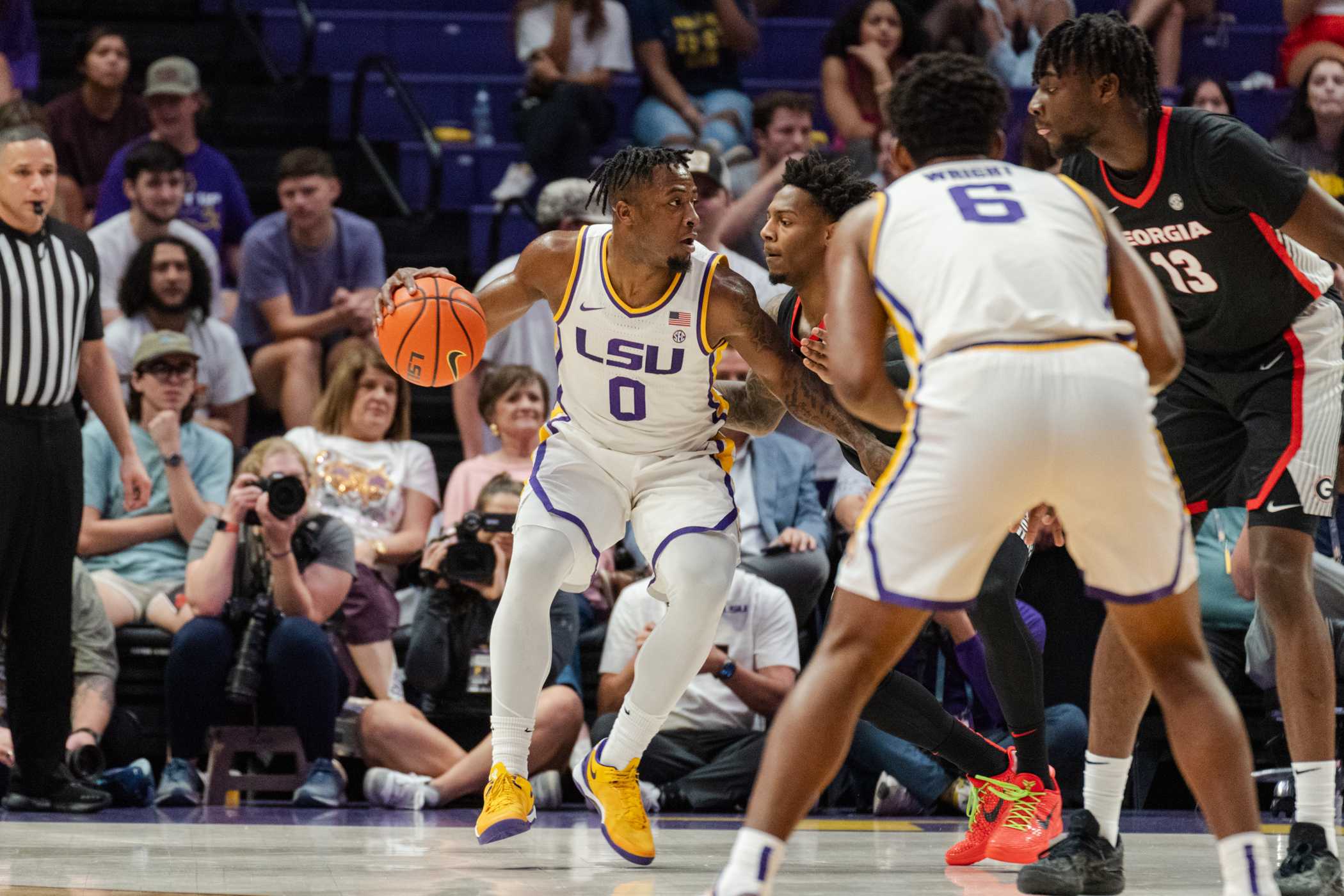 PHOTOS: LSU men's basketball defeats Georgia 67-66 in the PMAC