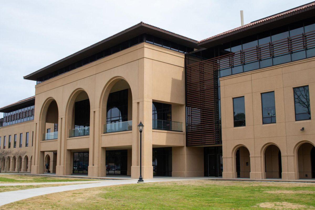 The engineering building sits on Thursday, Feb. 8, 2024, on the corner of Engineering Ln. and South Quad Dr. in Baton Rouge, La.