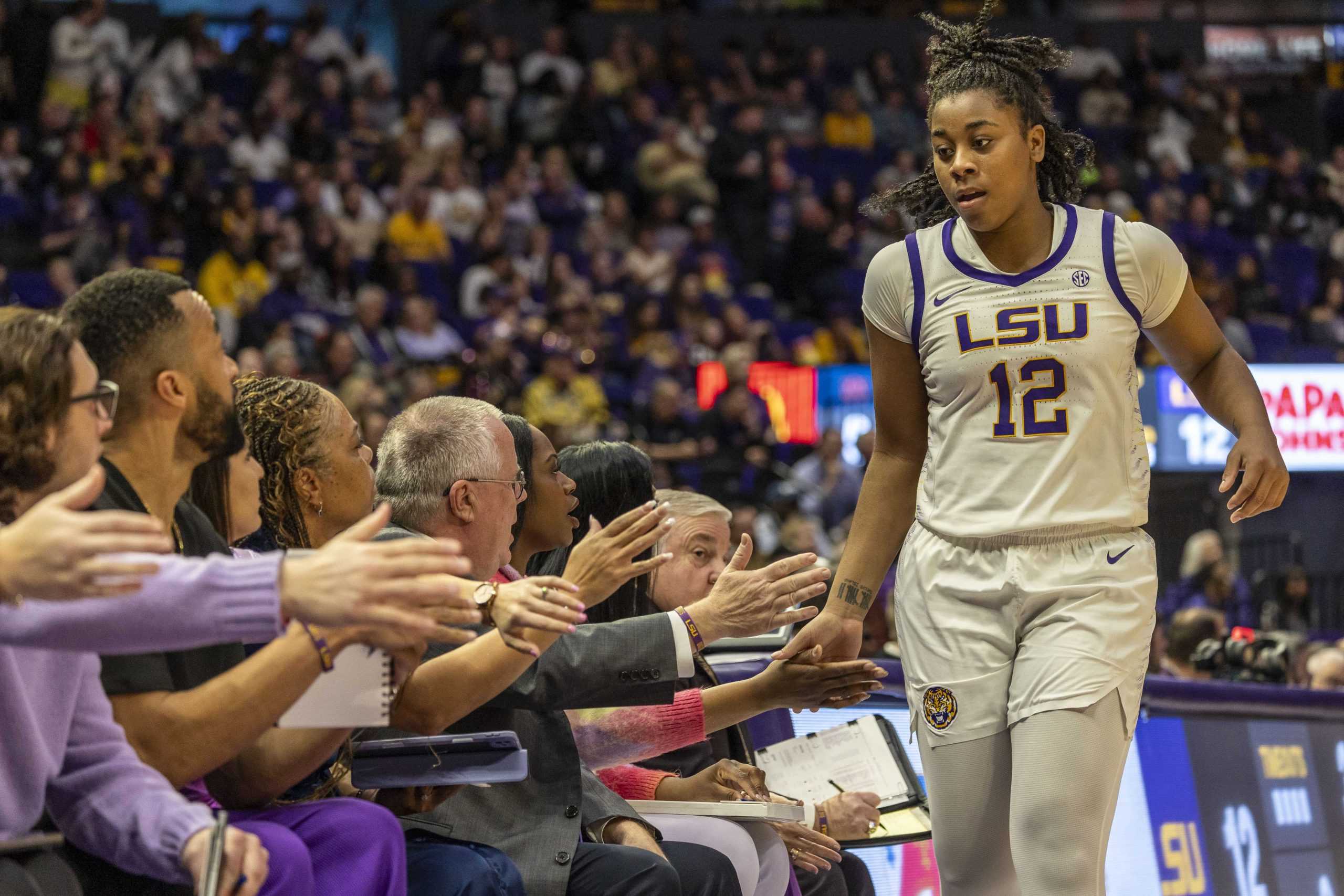 PHOTOS: LSU women' basketball defeats Auburn 71-66 in the PMAC