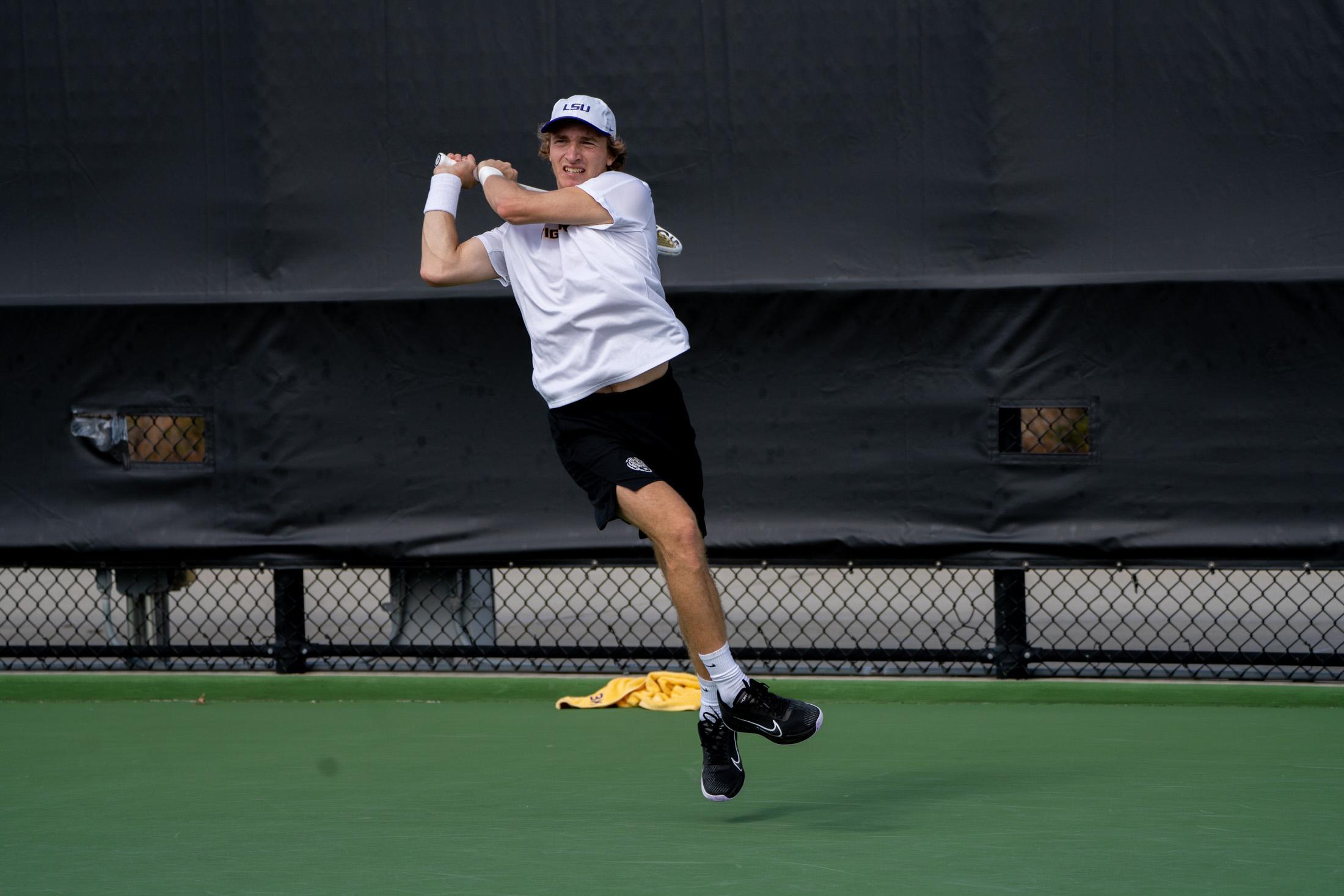 PHOTOS: LSU men's tennis defeats Rice 6-1