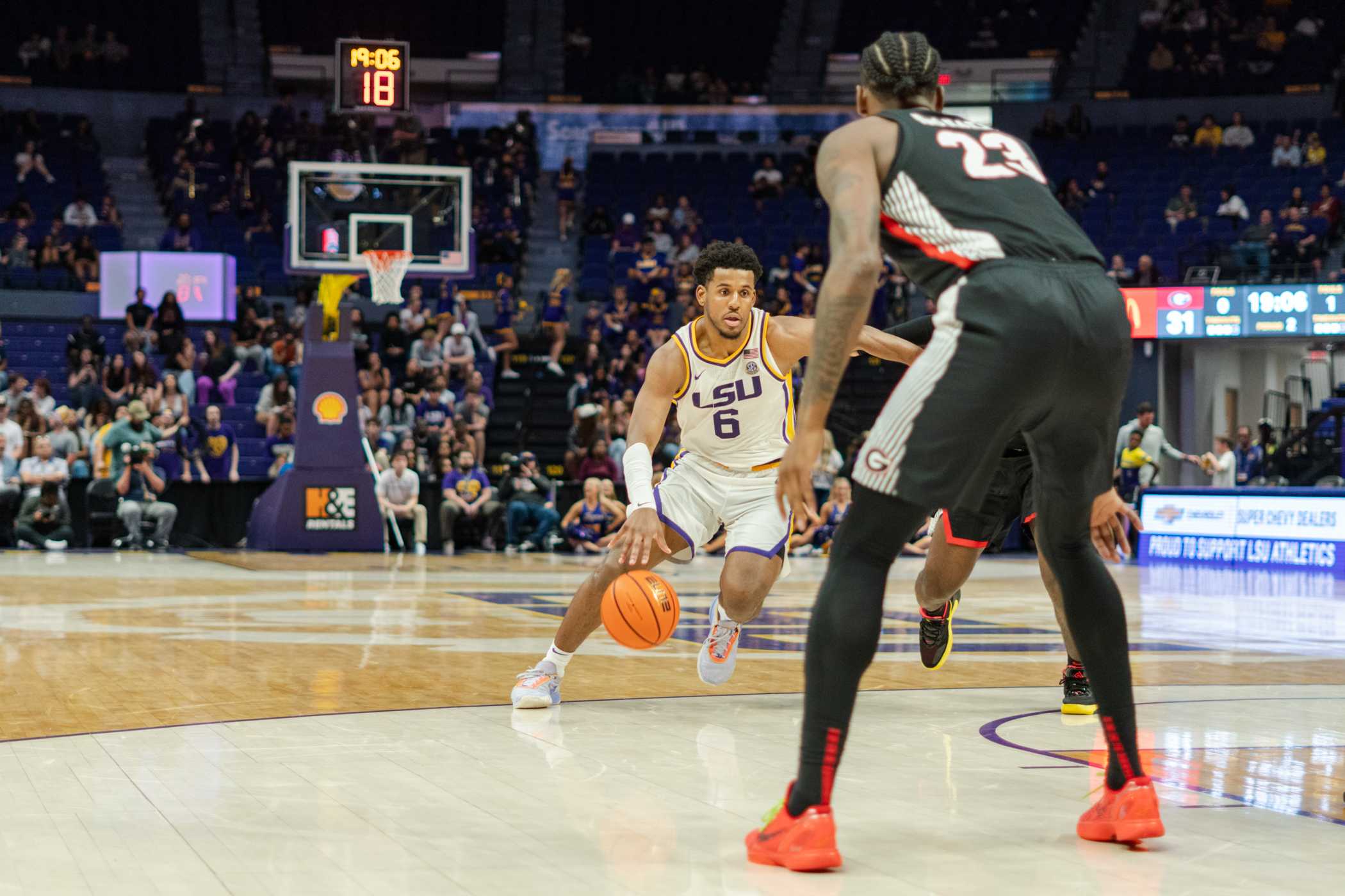 PHOTOS: LSU men's basketball defeats Georgia 67-66 in the PMAC