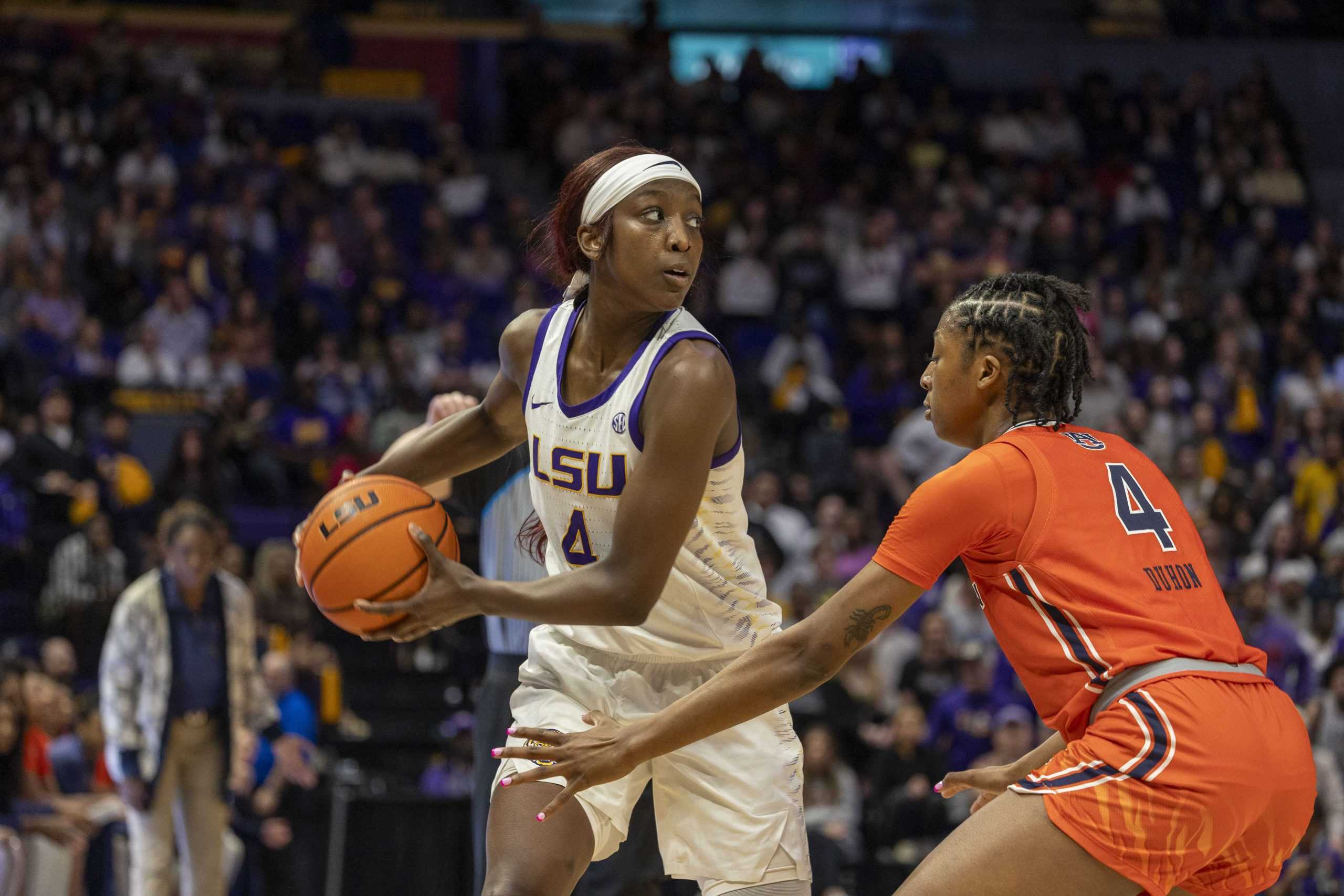 PHOTOS: LSU women' basketball defeats Auburn 71-66 in the PMAC