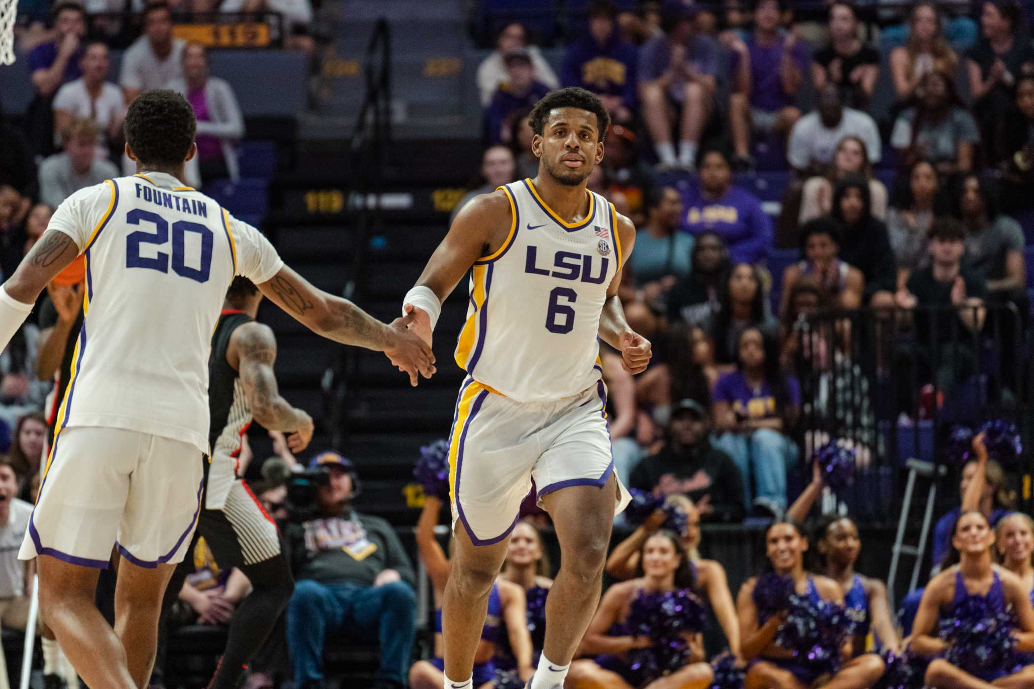 PHOTOS: LSU men's basketball defeats Georgia 67-66 in the PMAC