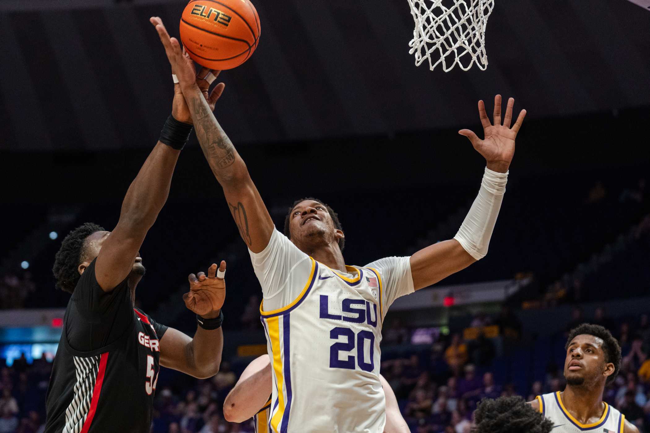 PHOTOS: LSU men's basketball defeats Georgia 67-66 in the PMAC