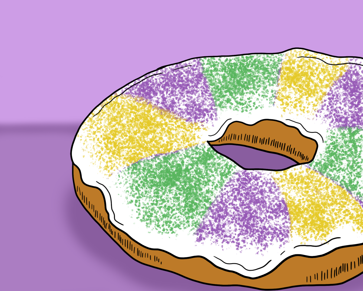 King Cake Graphic