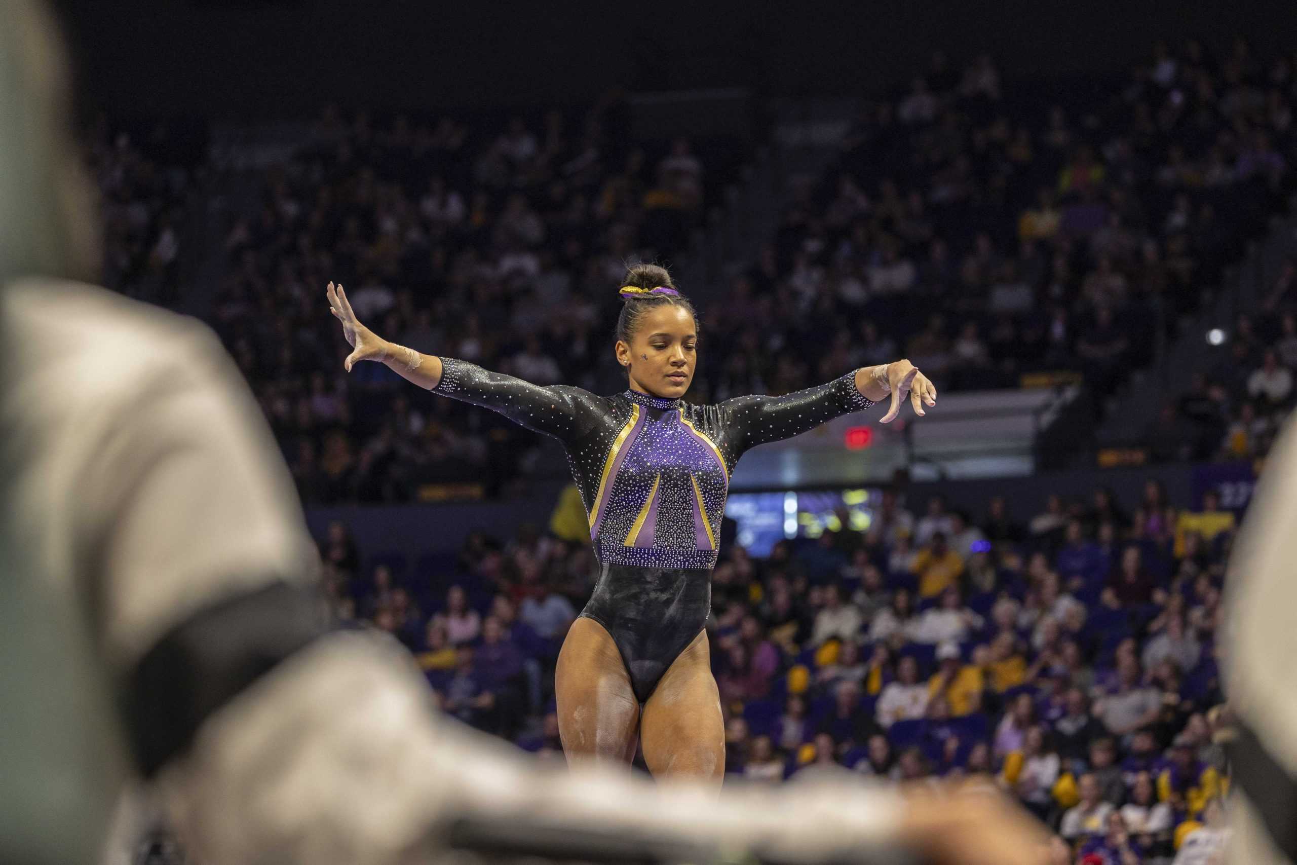 PHOTOS: LSU gymnastics beats Auburn 198.300-197.10 in the PMAC