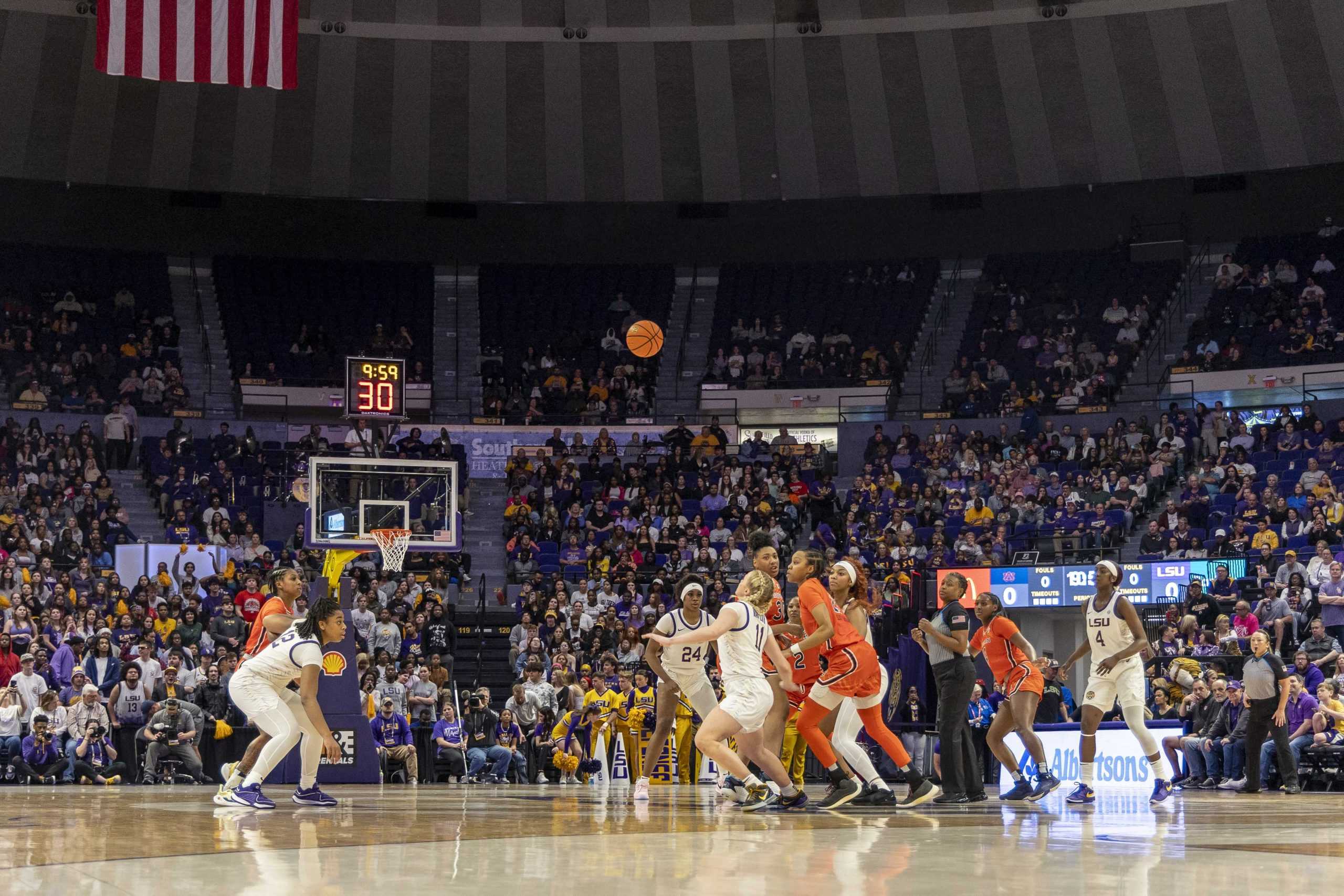 PHOTOS: LSU women' basketball defeats Auburn 71-66 in the PMAC