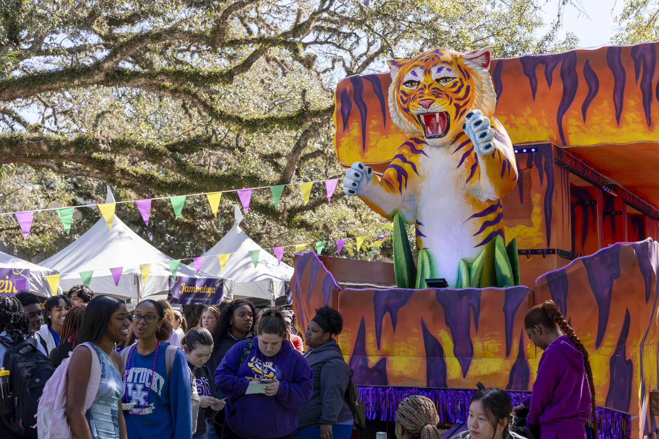 PHOTOS: LSU Campus Life hosts Mardi Gras Mambo near Student Union