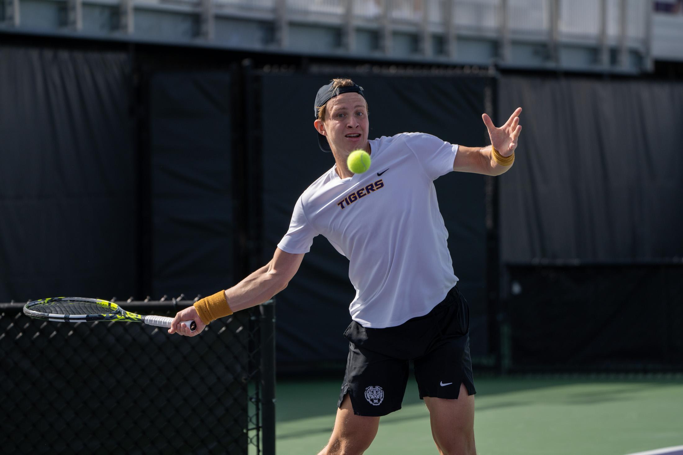 PHOTOS: LSU men's tennis defeats Rice 6-1