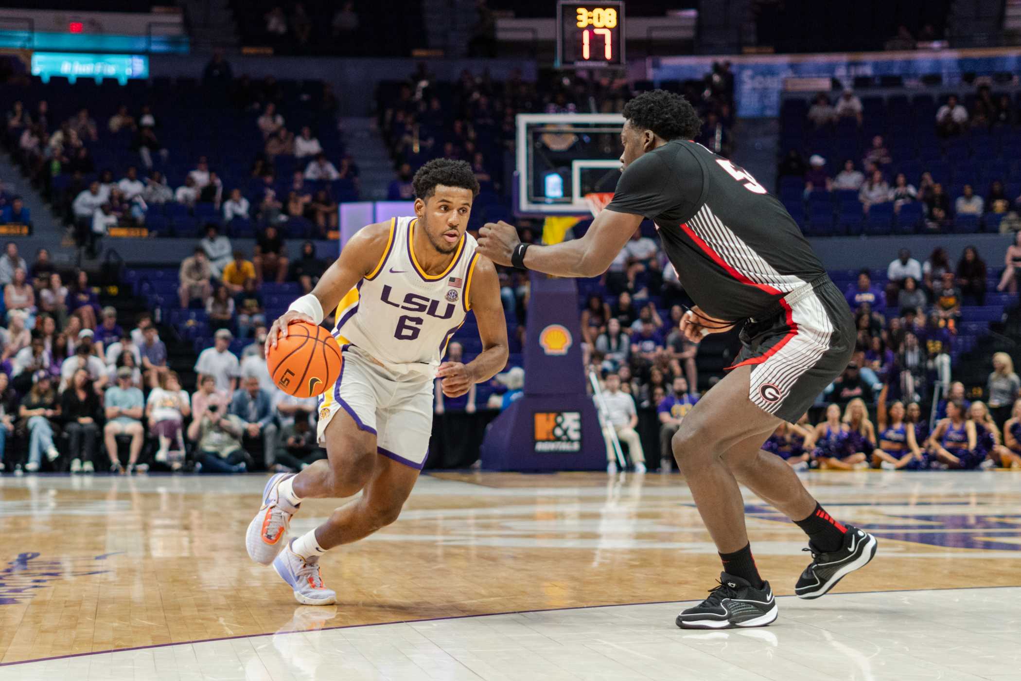 PHOTOS: LSU men's basketball defeats Georgia 67-66 in the PMAC