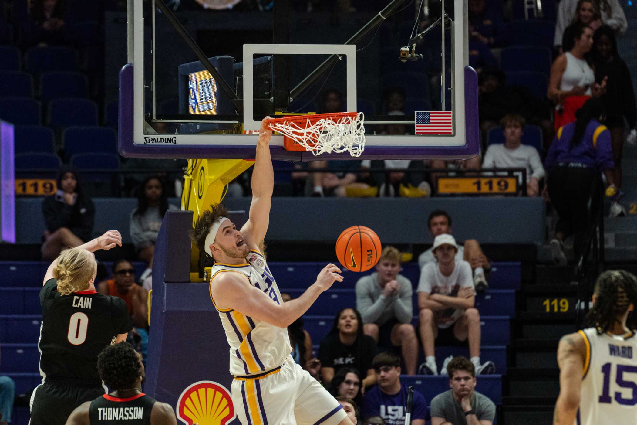 PHOTOS: LSU men's basketball defeats Georgia 67-66 in the PMAC