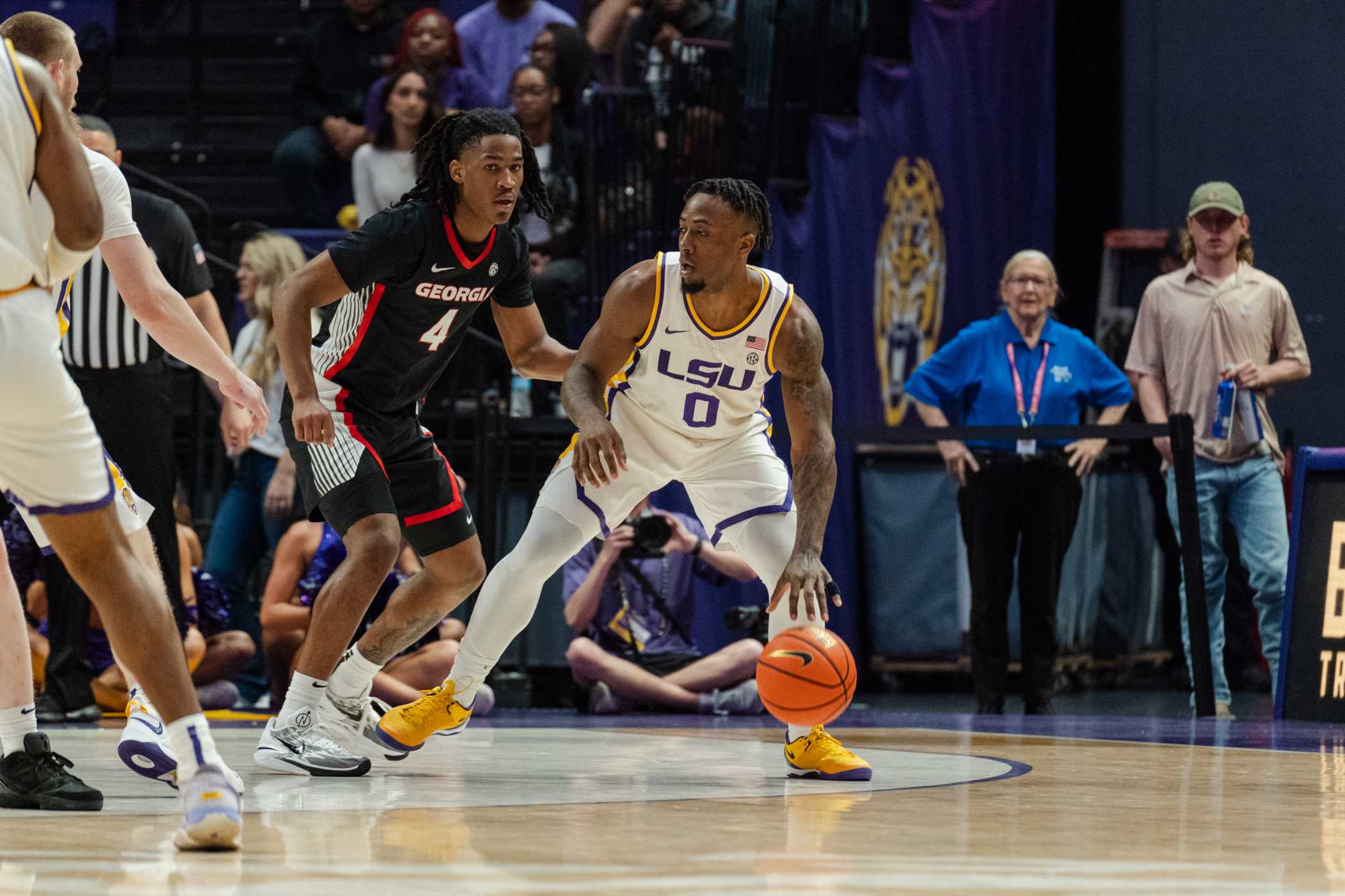 PHOTOS: LSU men's basketball defeats Georgia 67-66 in the PMAC