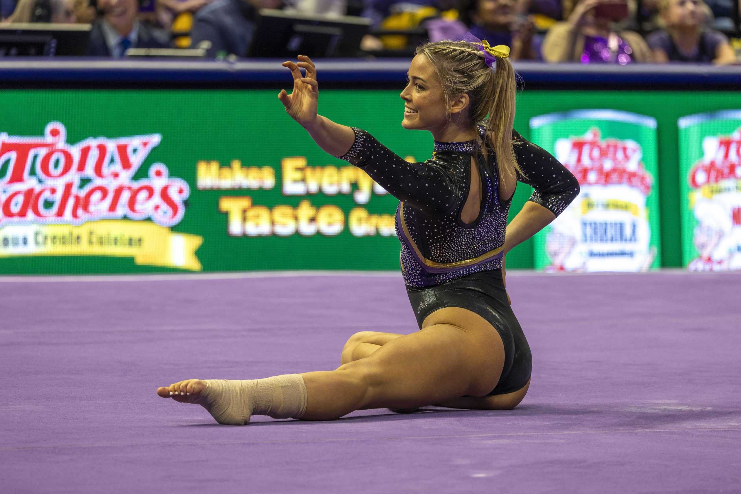 PHOTOS: LSU gymnastics beats Auburn 198.300-197.10 in the PMAC