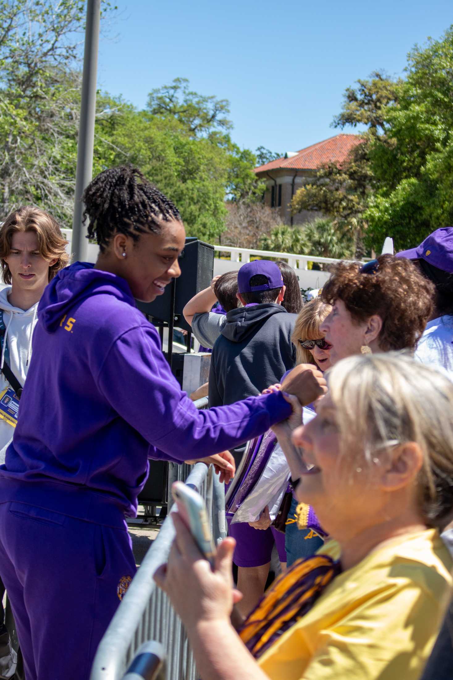 PHOTOS: LSU fans gather to send off the women's basketball team to the Sweet 16