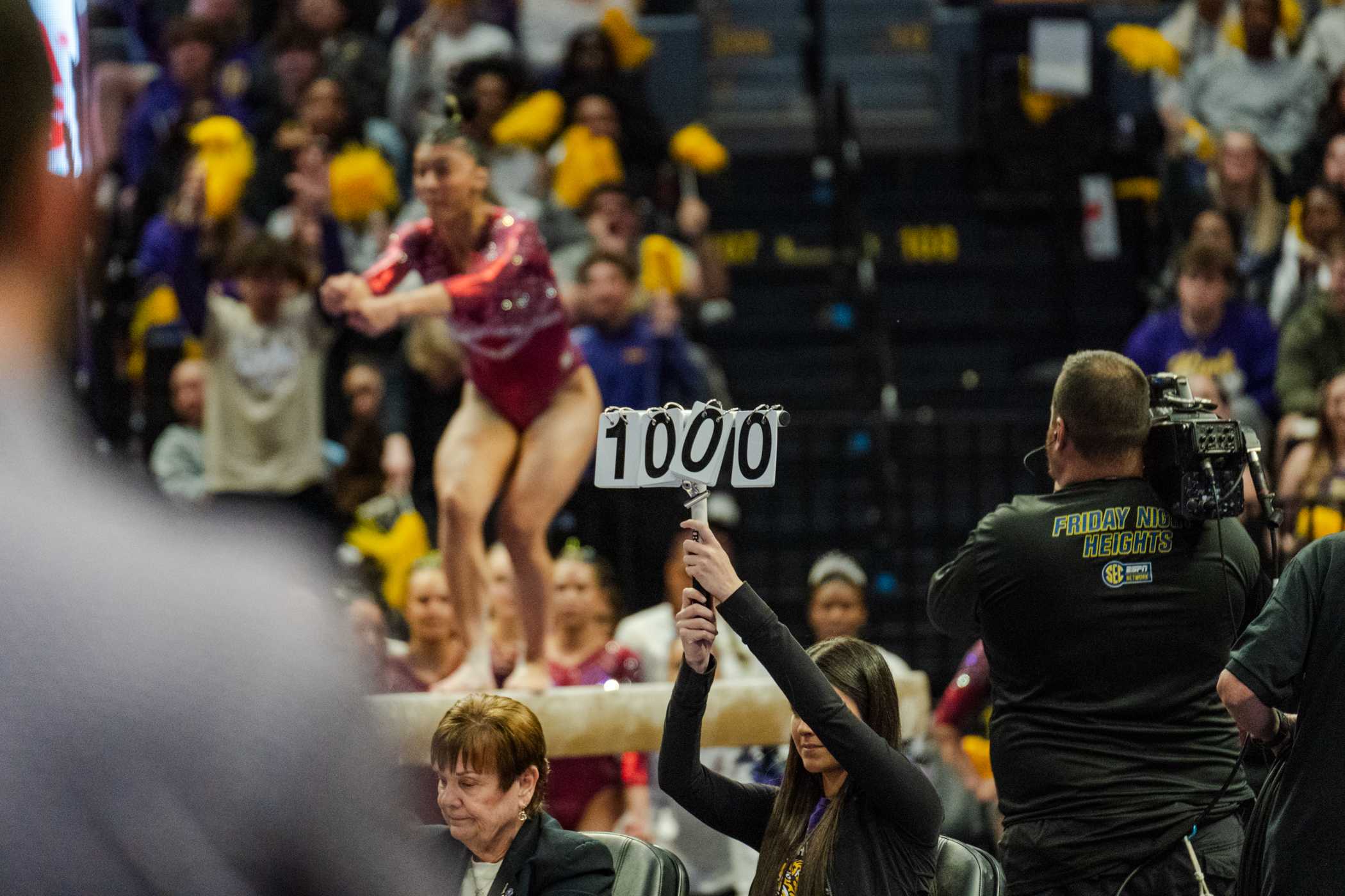 PHOTOS: LSU gymnastics defeats Alabama 198.325-197.325 in the PMAC