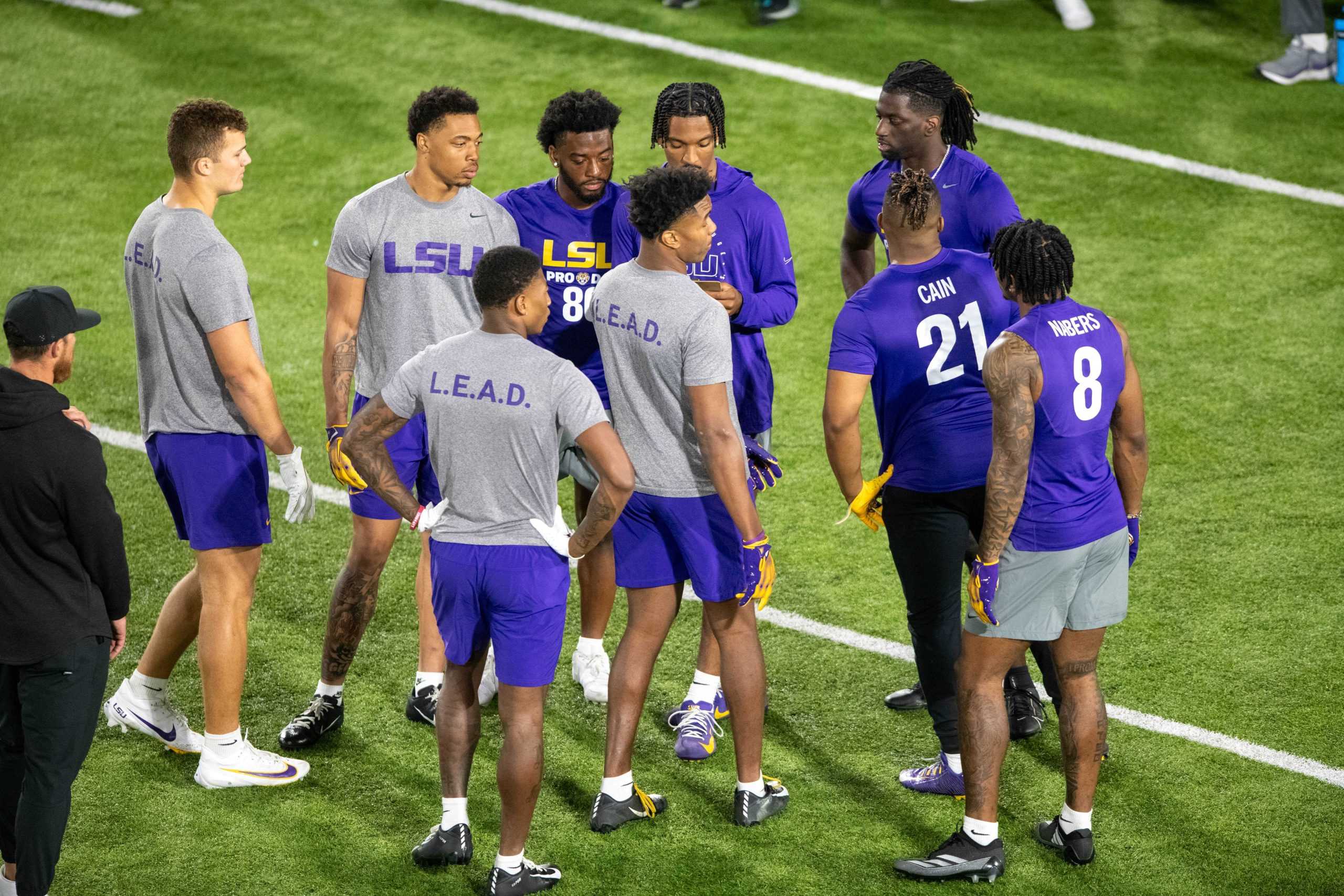 PHOTOS: LSU football takes part in Pro Day