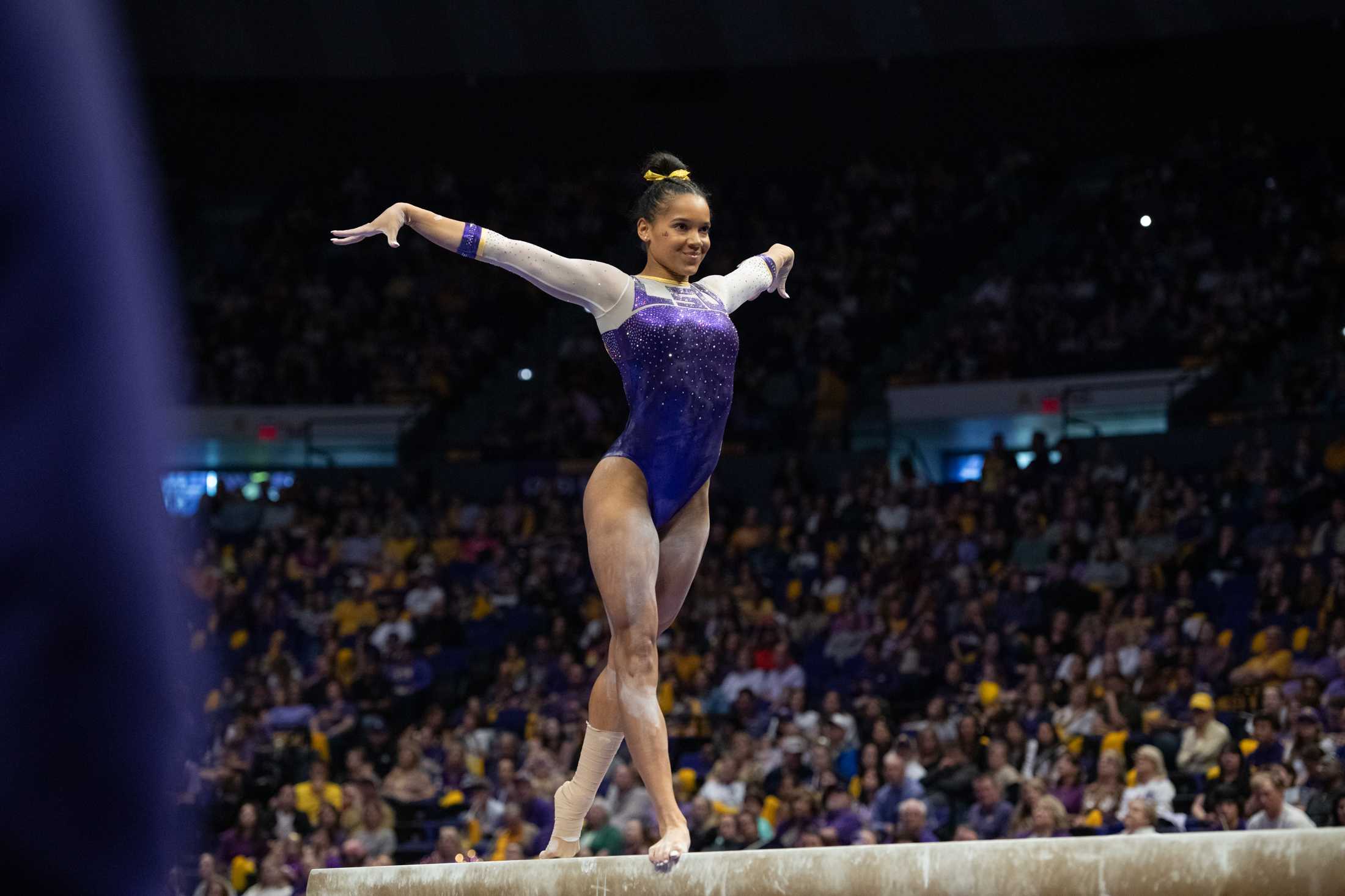 PHOTOS: LSU gymnastics beats North Carolina 198.250-196.075 in the PMAC