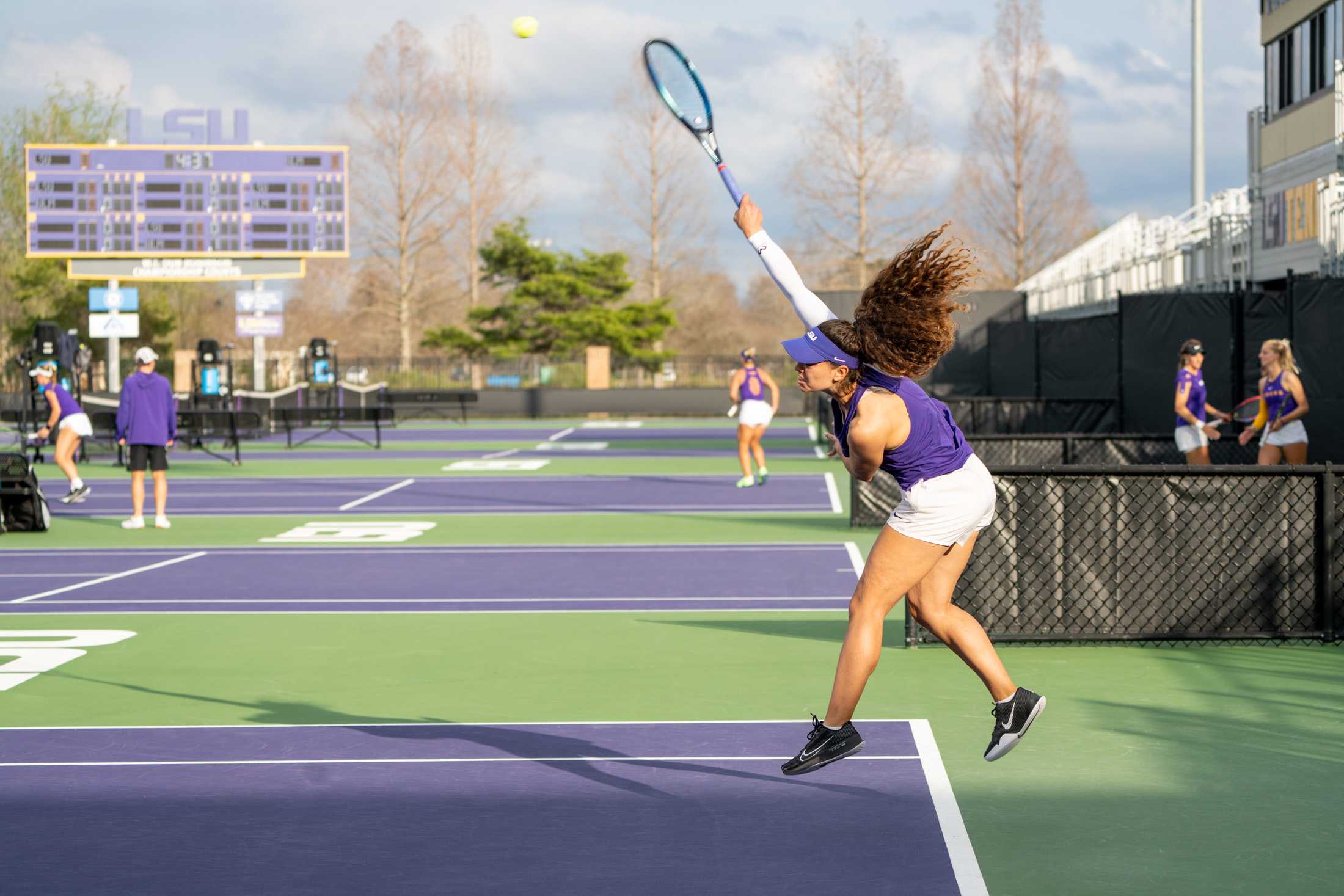 PHOTOS: LSU women's tennis defeats ULM 4-0