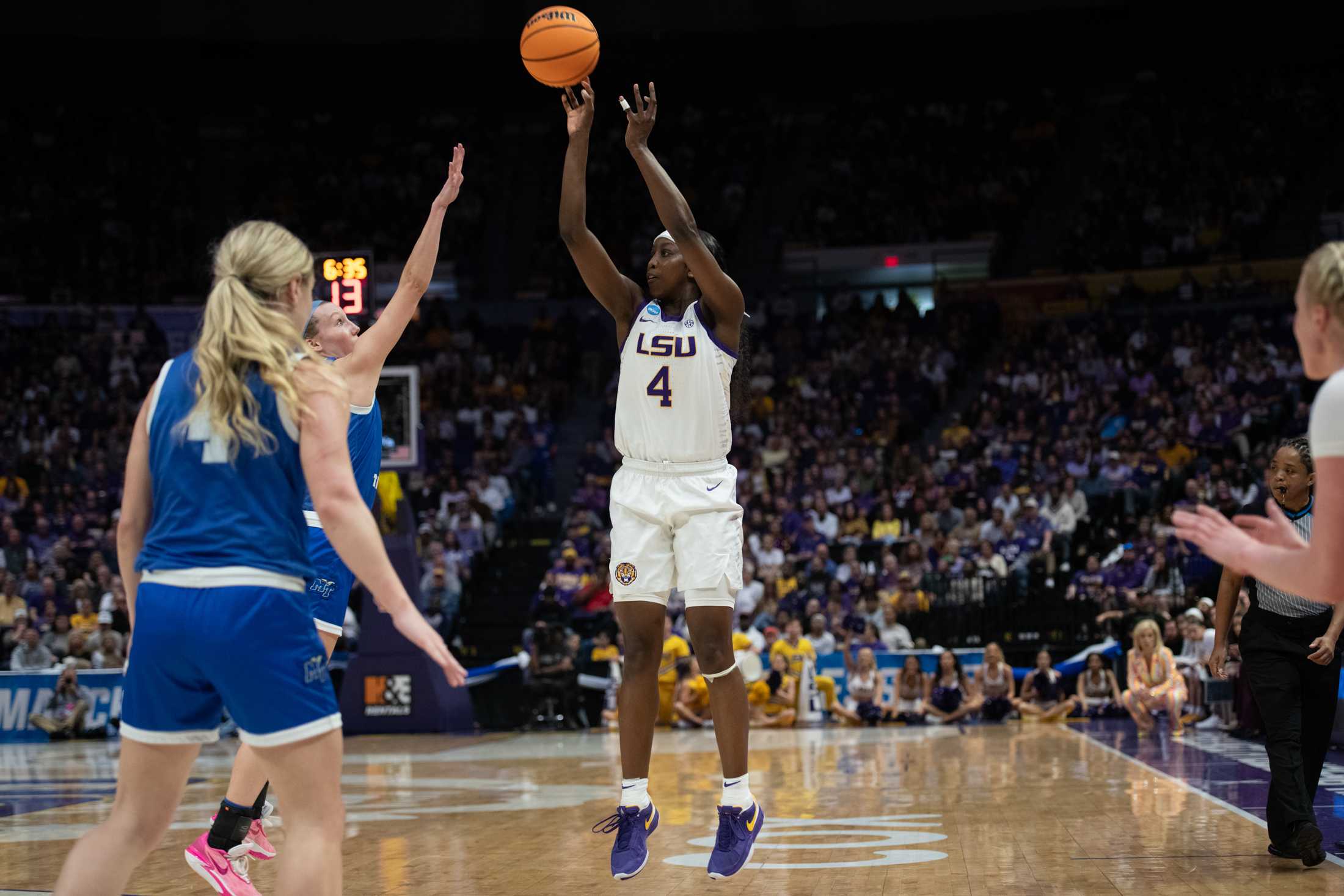 PHOTOS: LSU women's basketball defeats Middle Tennessee 83-56 in the PMAC