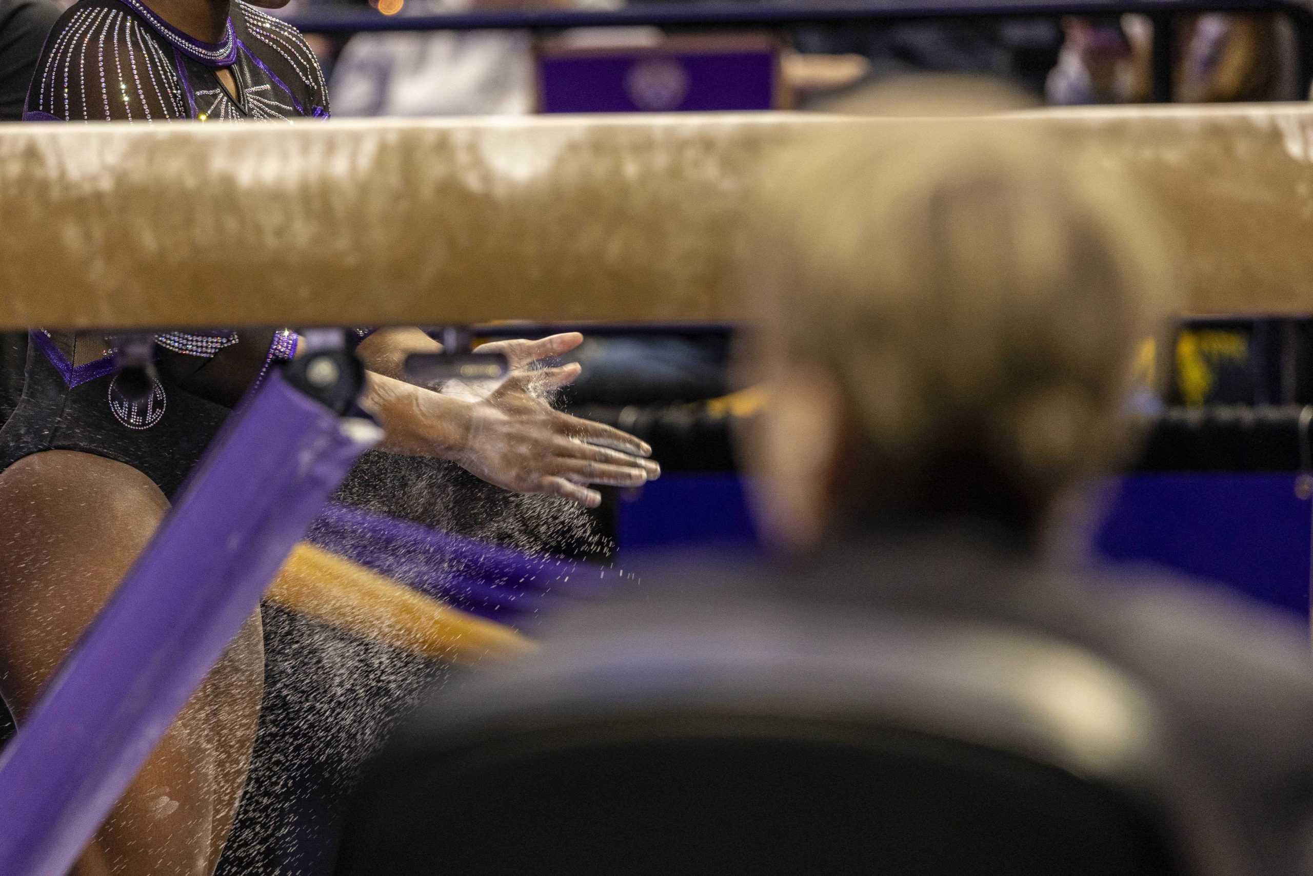 PHOTOS: LSU gymnastics defeats Alabama 198.325-197.325 in the PMAC