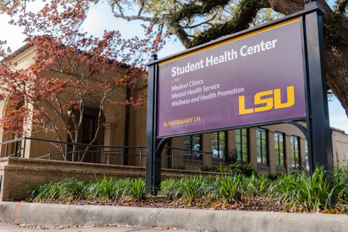 The LSU Student Health Center sits Monday, March 18, 2024, on Infirmary Road in Baton Rouge, La.