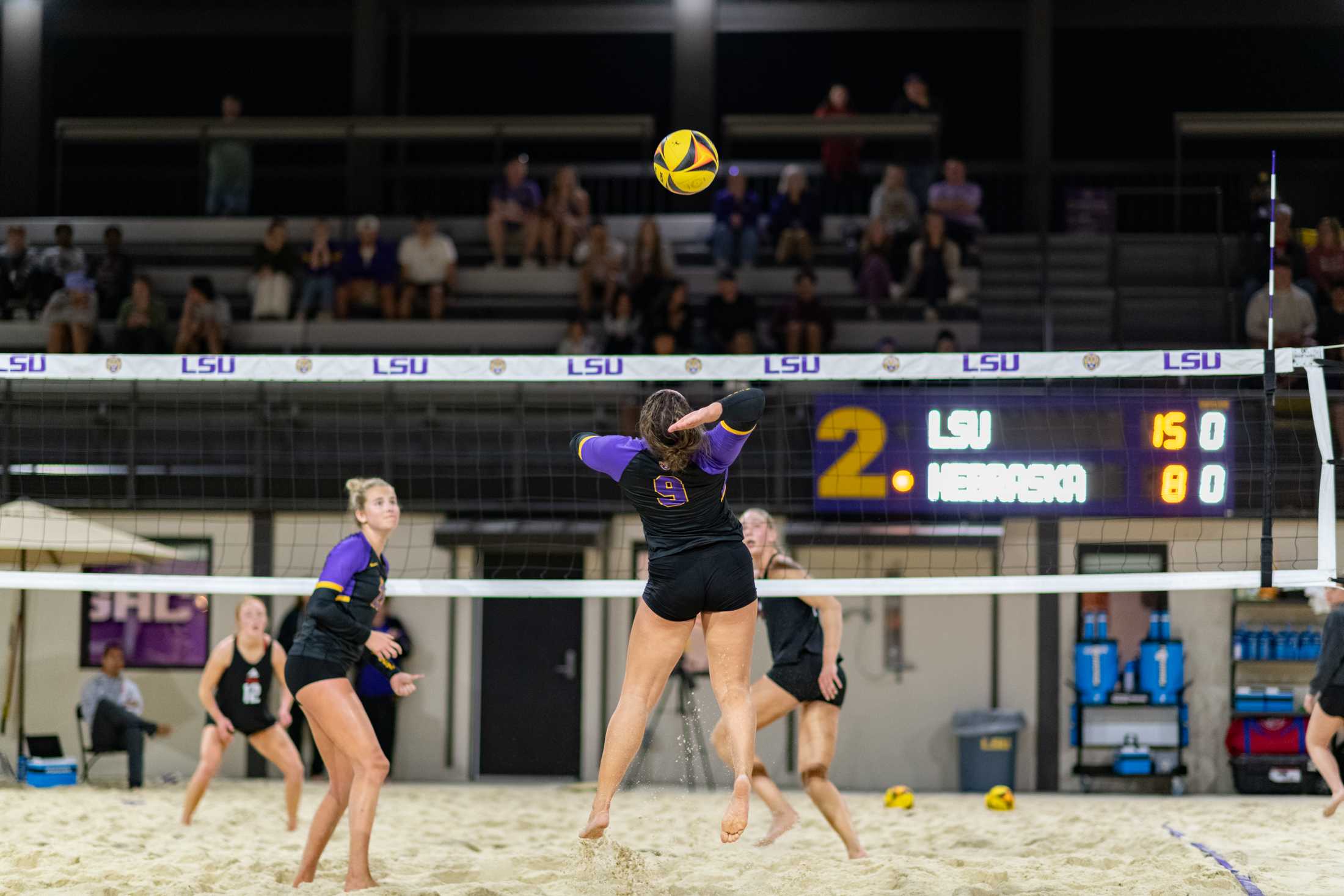 PHOTOS: LSU beach volleyball defeats Nebraska 5-0 in Baton Rouge