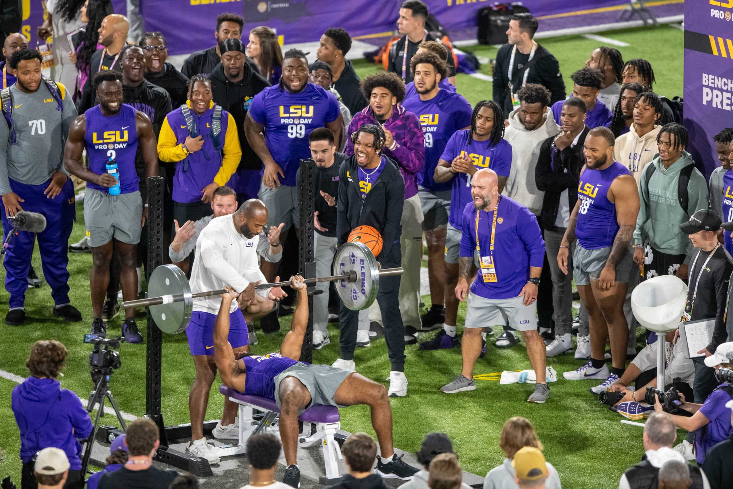 PHOTOS: LSU football takes part in Pro Day