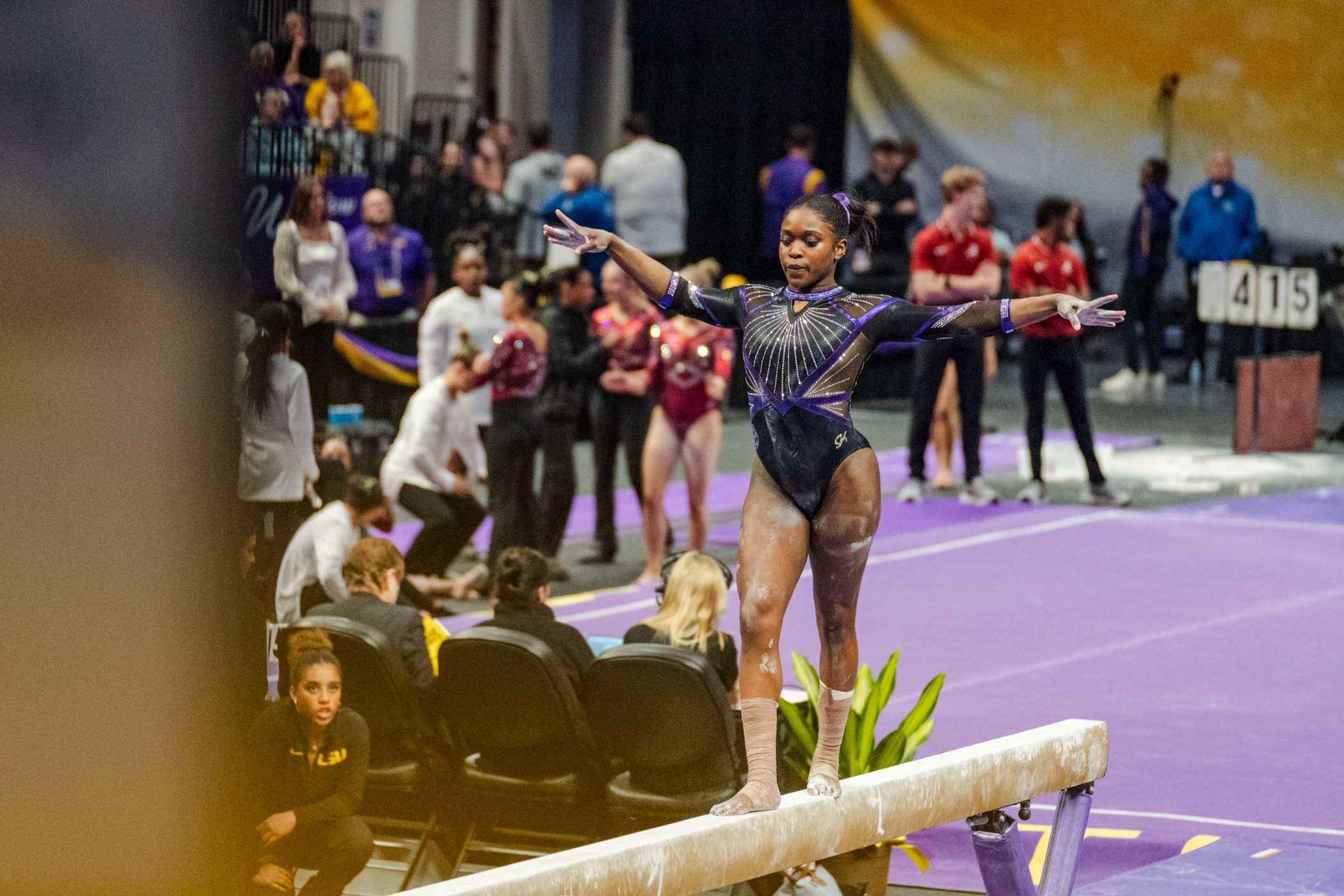 PHOTOS: LSU gymnastics defeats Alabama 198.325-197.325 in the PMAC