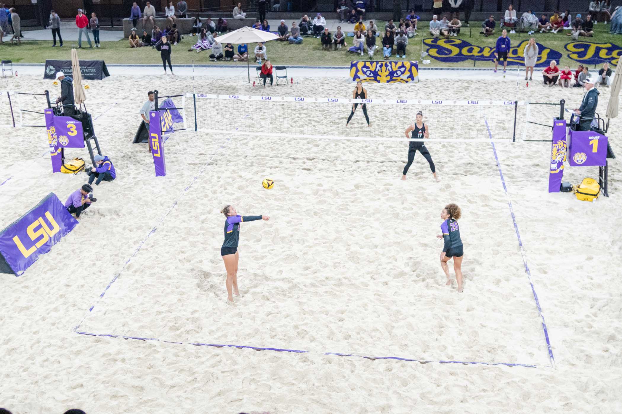 PHOTOS: LSU beach volleyball defeats Nebraska 5-0 in Baton Rouge