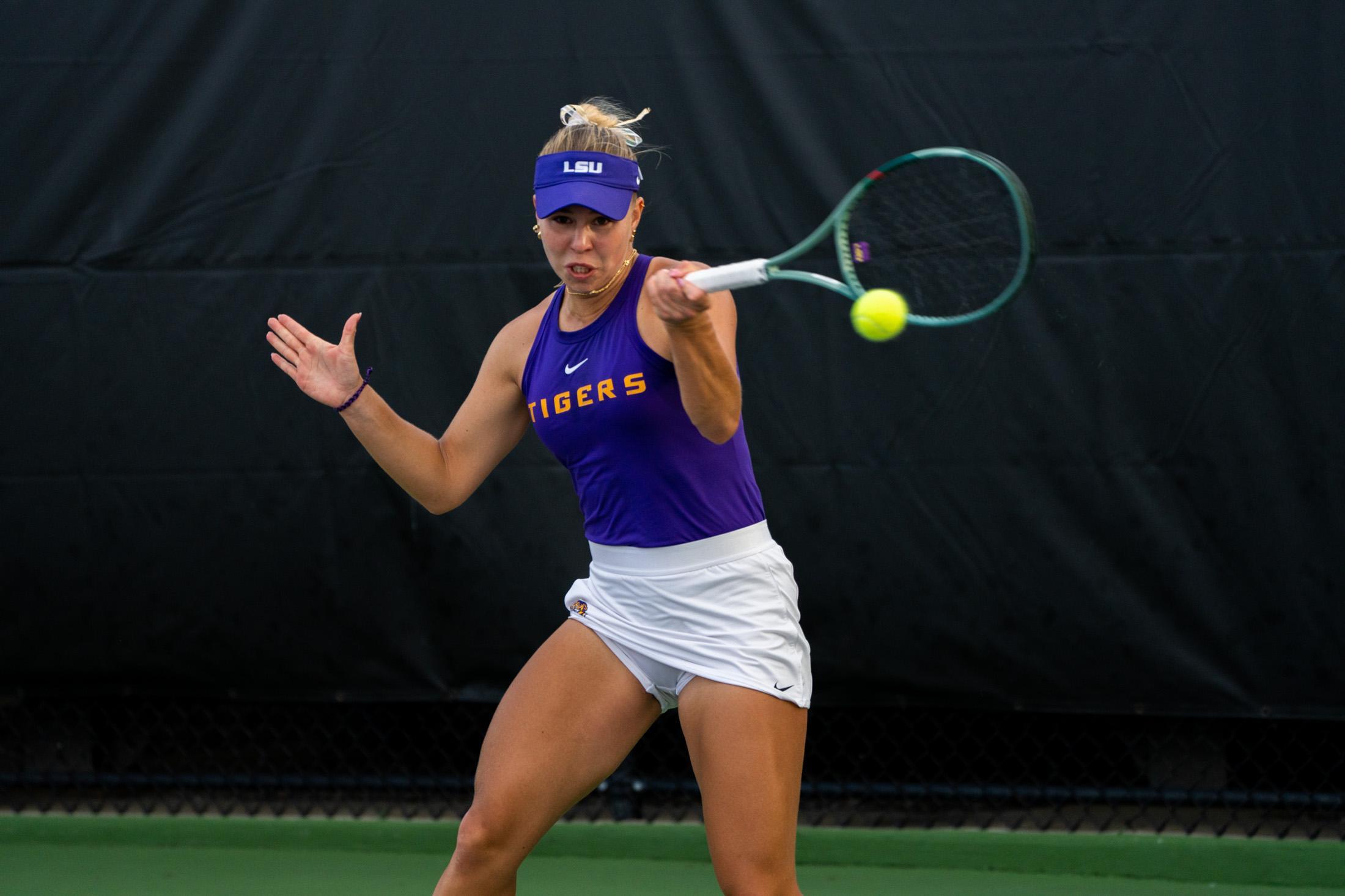 PHOTOS: LSU women's tennis defeats ULM 4-0