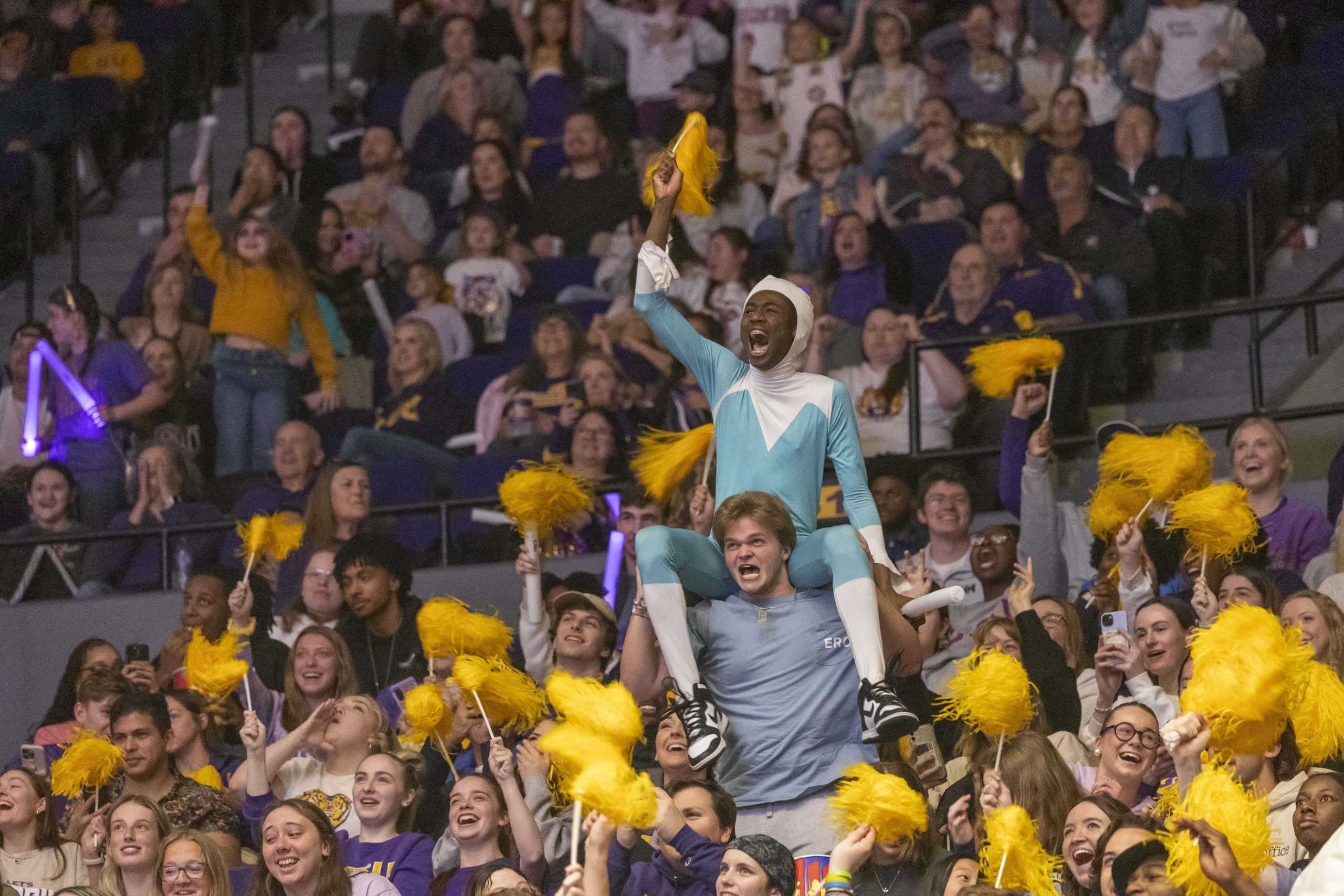 PHOTOS: LSU gymnastics defeats Alabama 198.325-197.325 in the PMAC