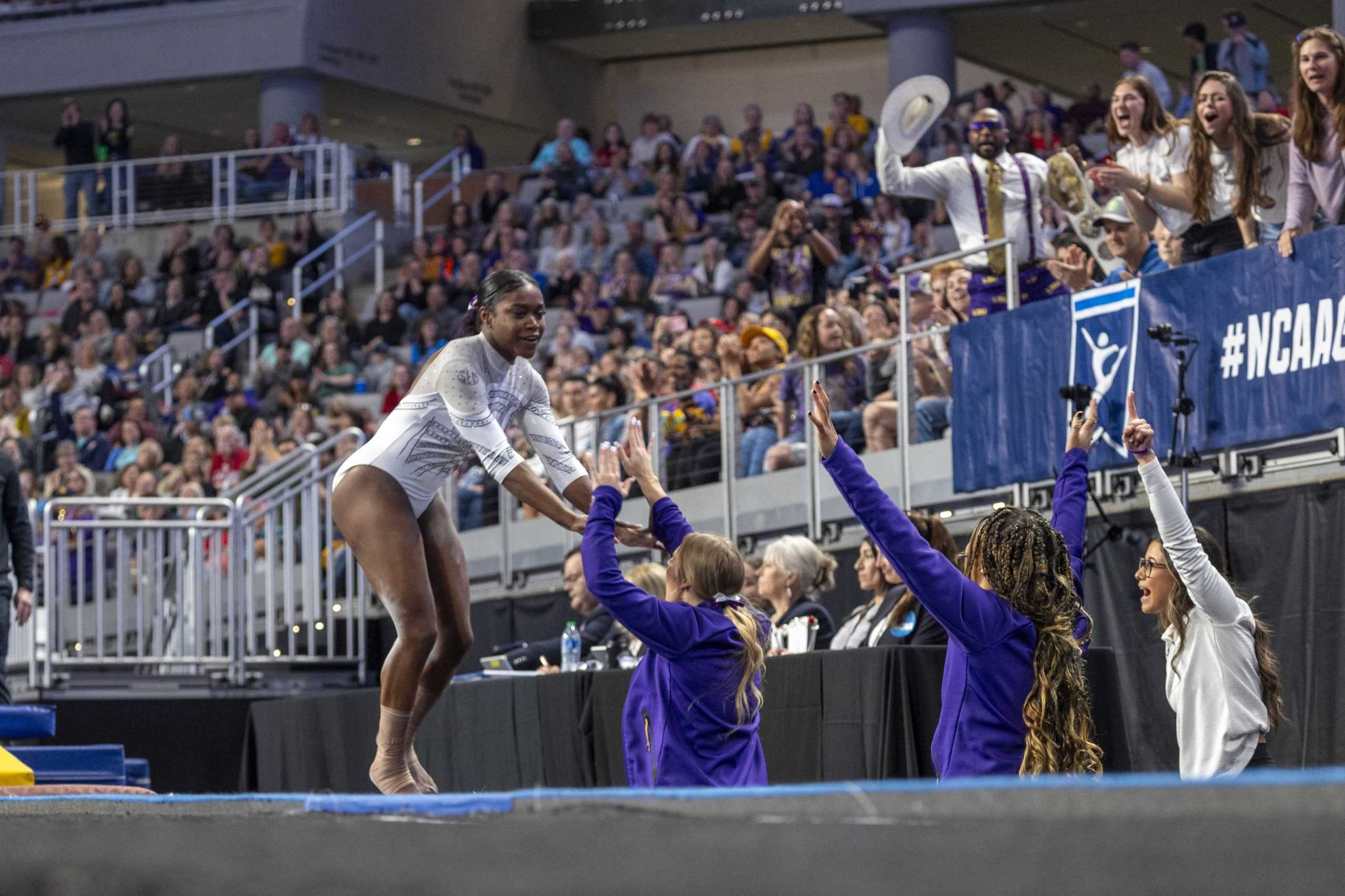 PHOTOS: LSU gymnastics claims its first NCAA Championship title with a score of 198.2250