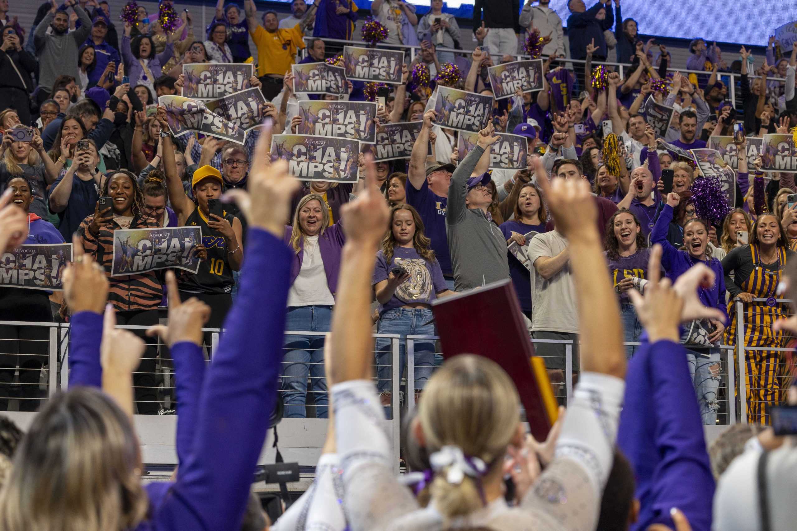 PHOTOS: LSU gymnastics claims its first NCAA Championship title with a score of 198.2250