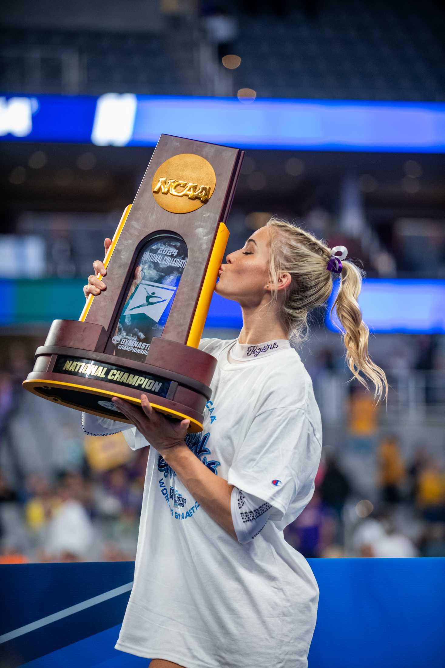 PHOTOS: LSU gymnastics claims its first NCAA Championship title with a score of 198.2250