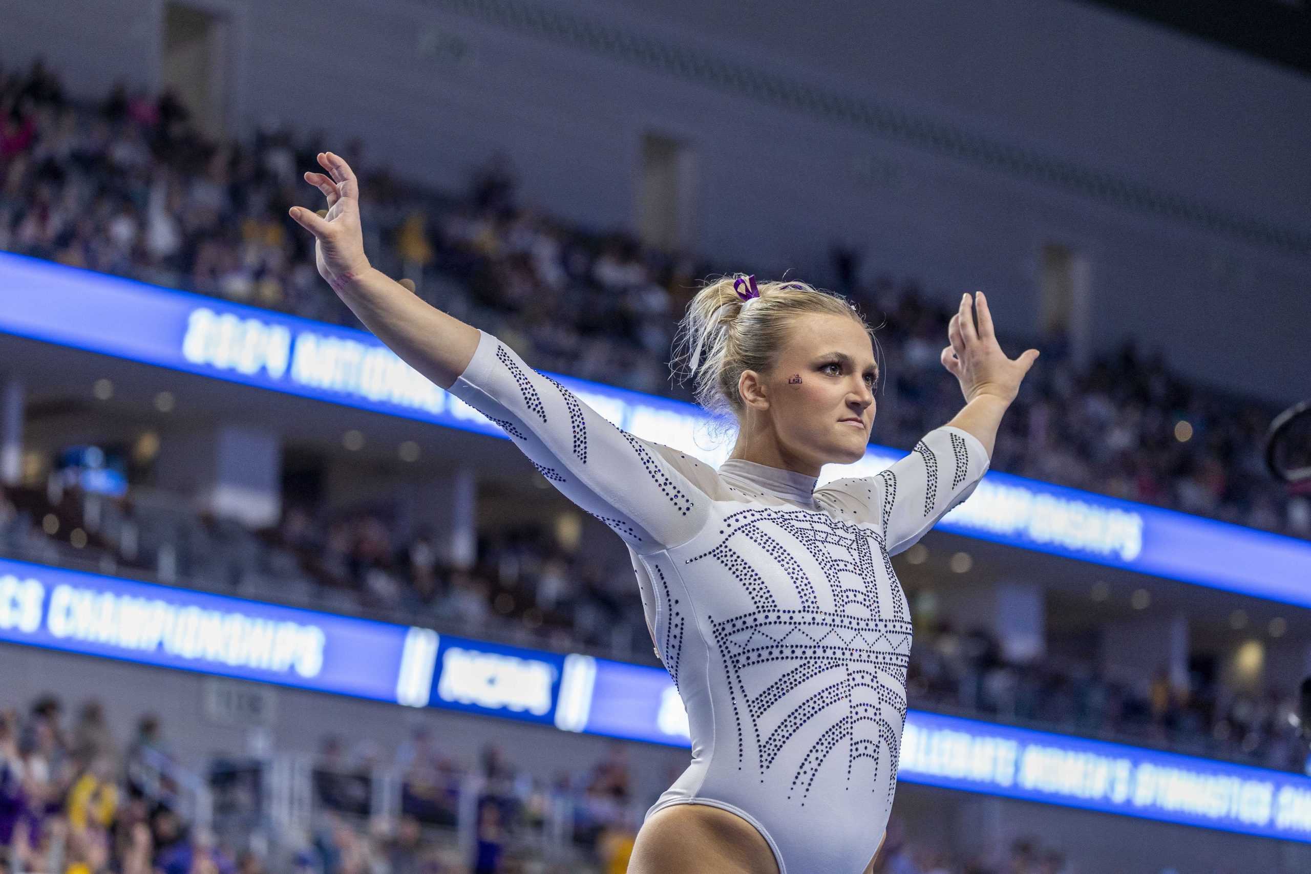 PHOTOS: LSU gymnastics claims its first NCAA Championship title with a score of 198.2250