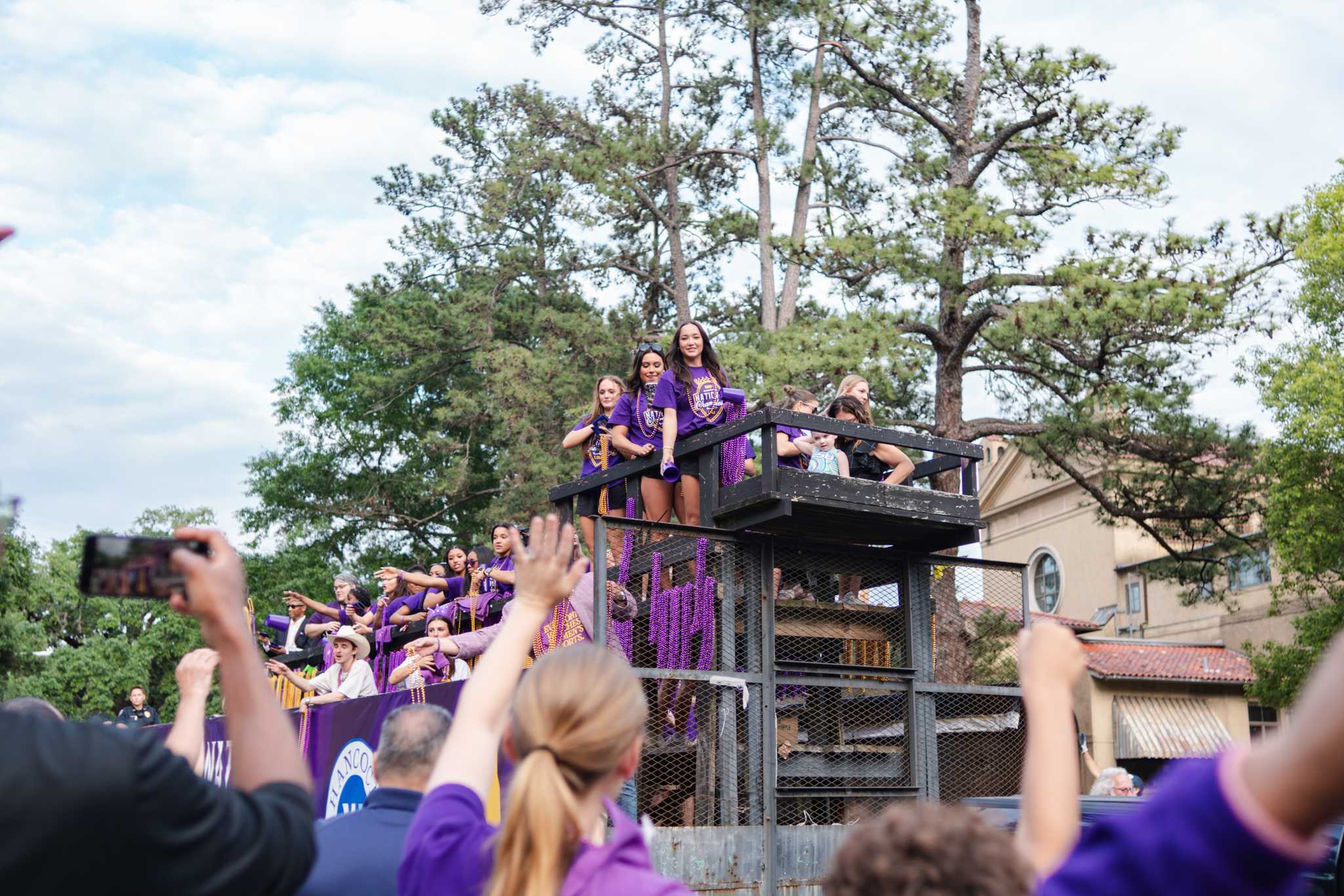 PHOTOS: LSU gymnastics celebrates its championship with a parade through campus