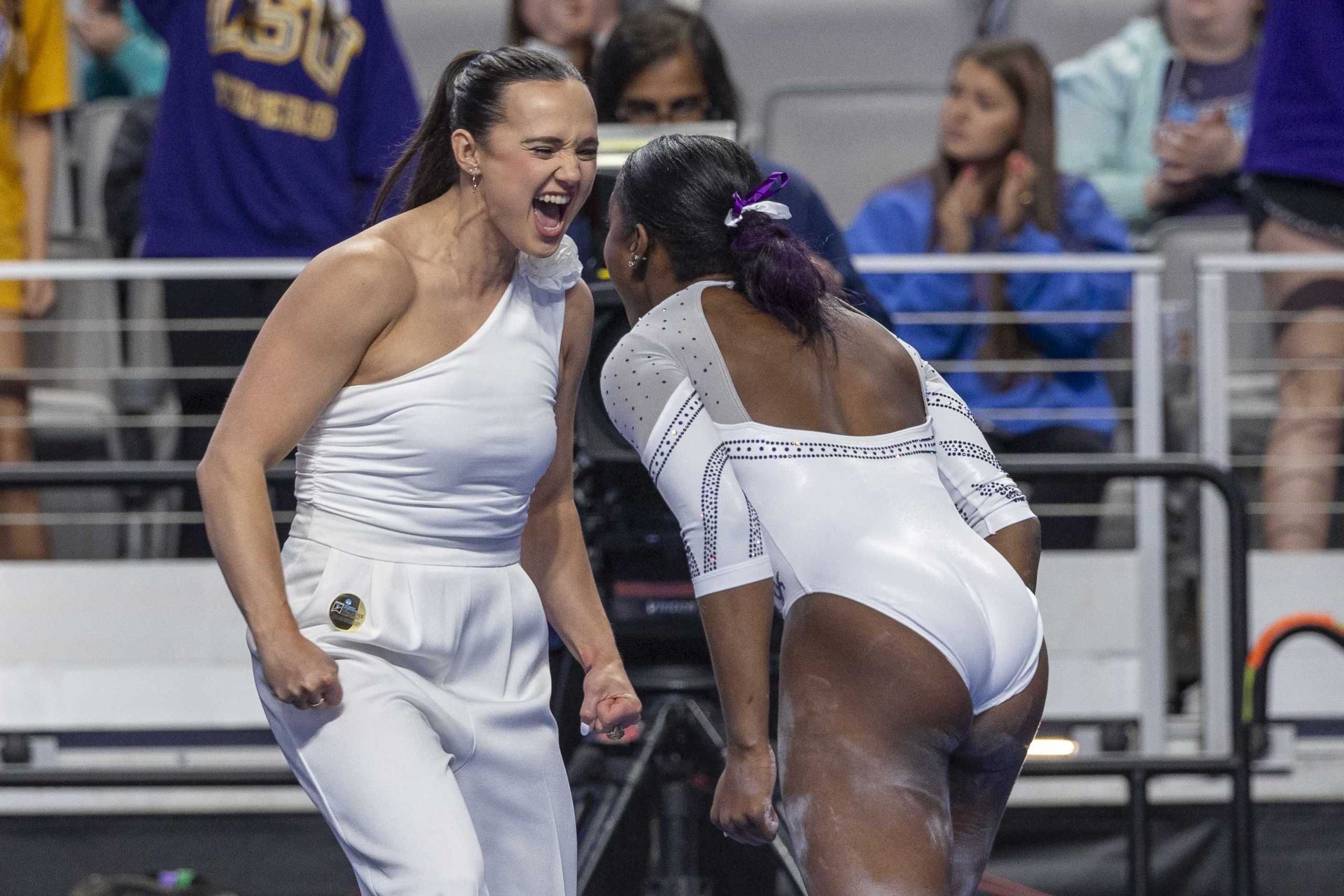 PHOTOS: LSU gymnastics claims its first NCAA Championship title with a score of 198.2250