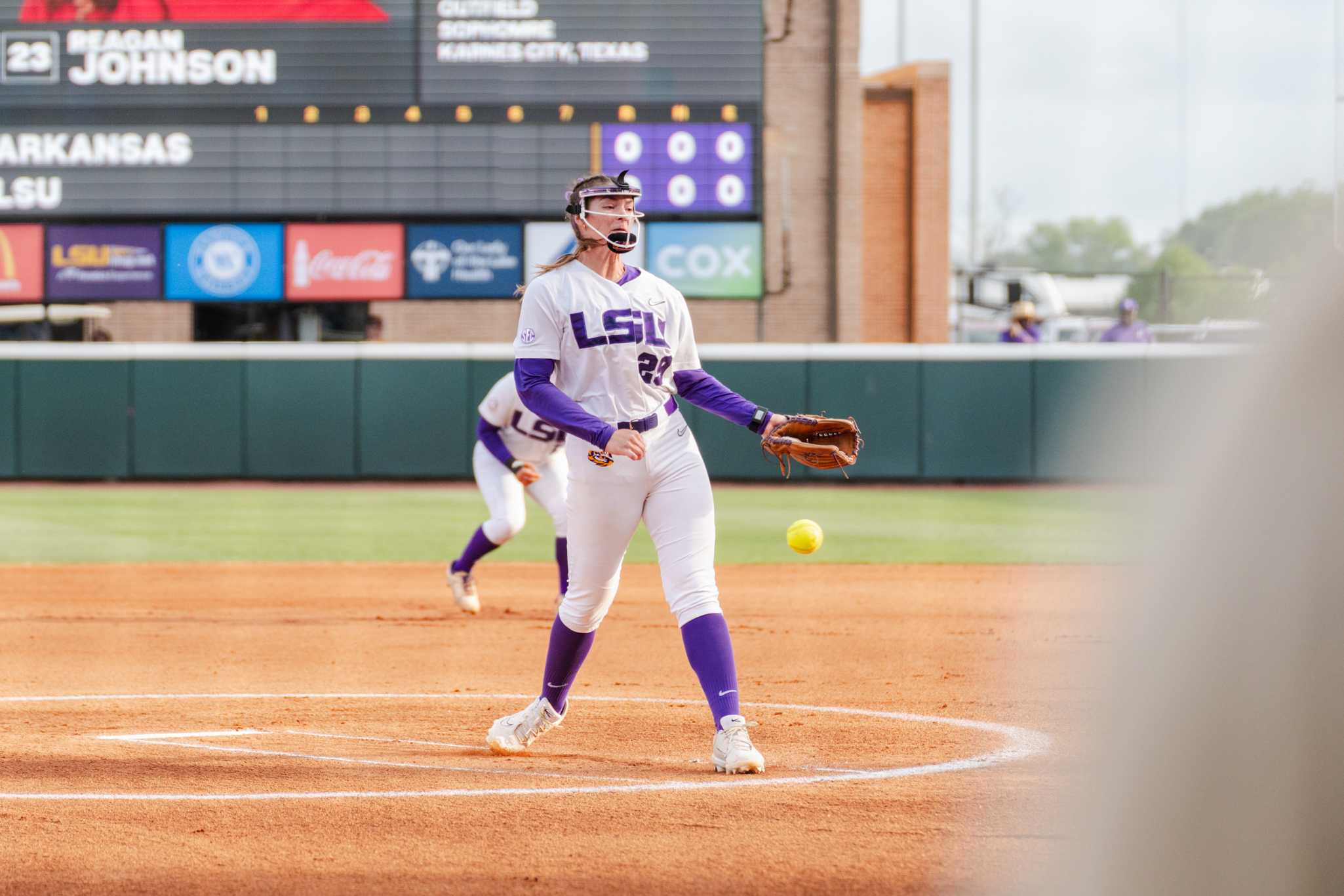 PHOTOS: LSU softball falls 2-1 against Arkansas in first game of the series